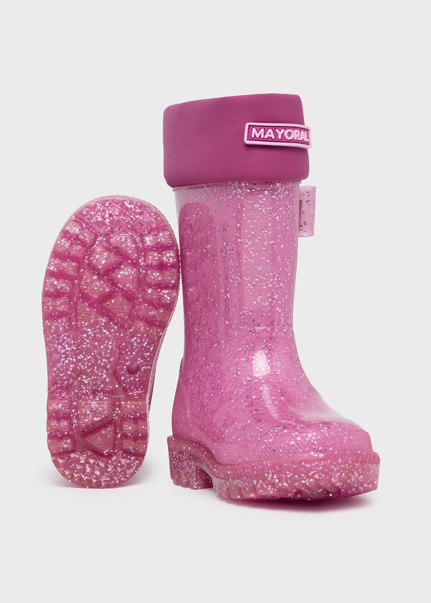 Purple hot sale glitter wellies