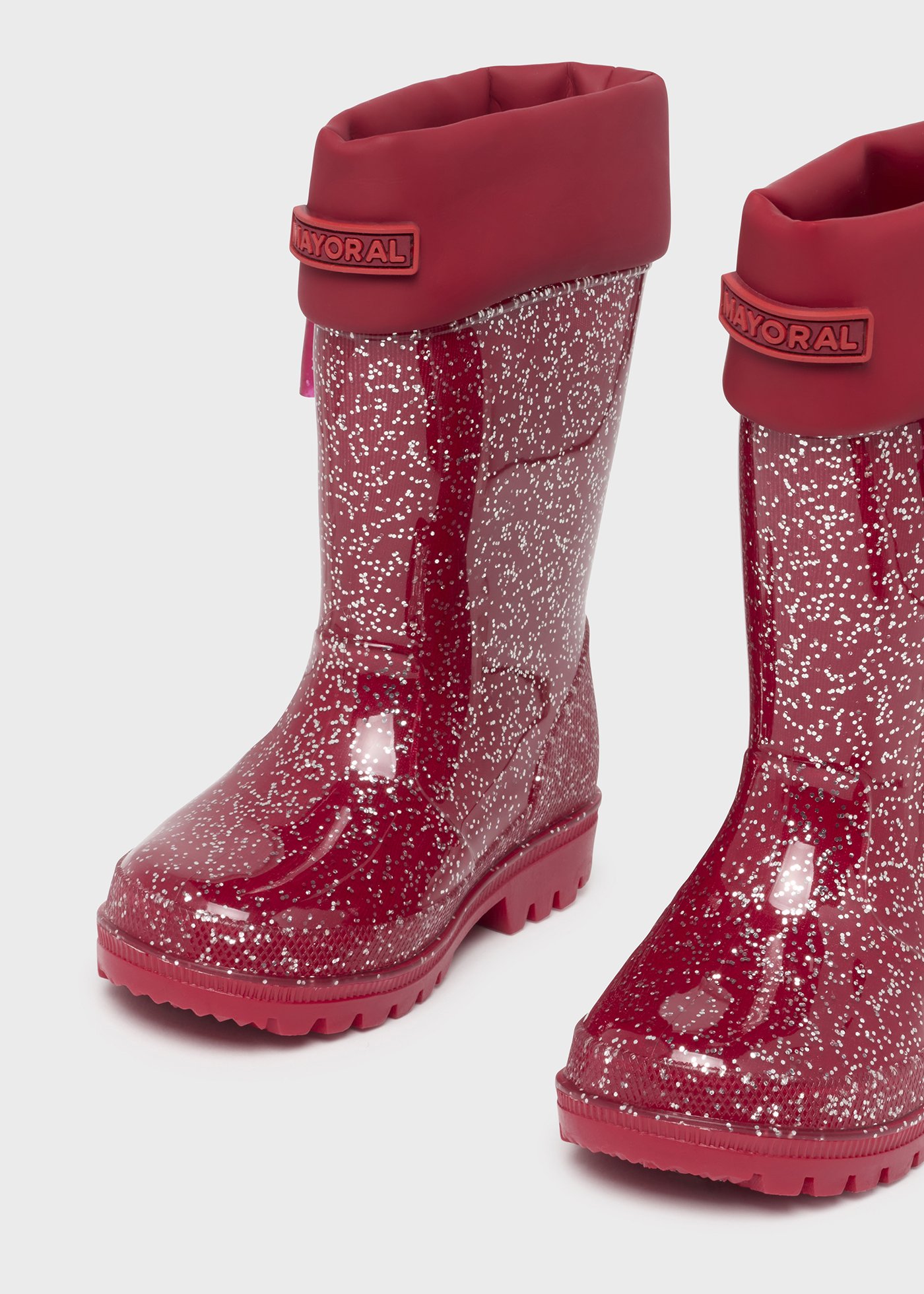 Red sale glitter wellies