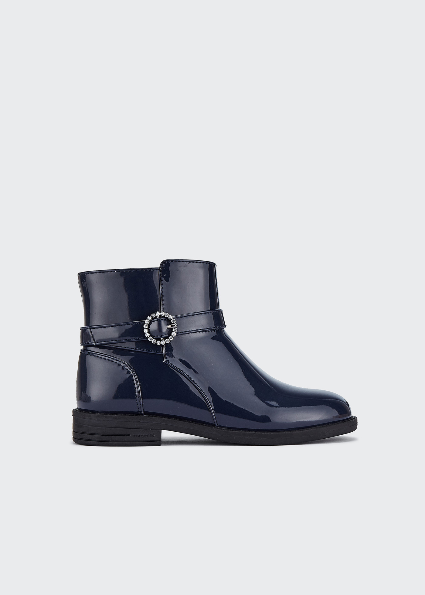 childrens navy ankle boots