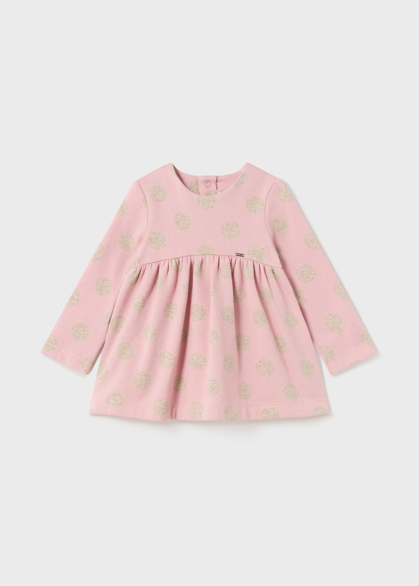 Mayoral Jacquard Print Dress with Bow Detail