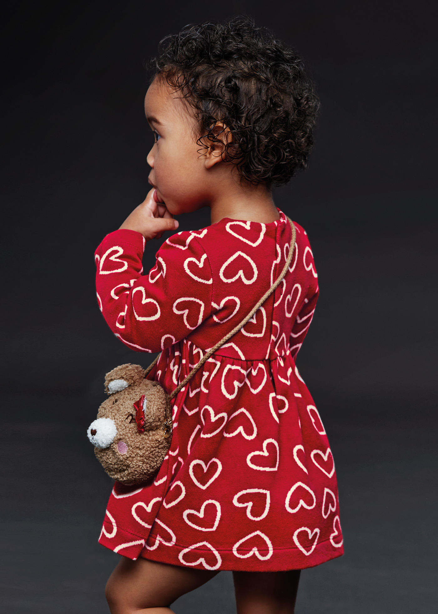 Baby jacquard print dress Mayoral