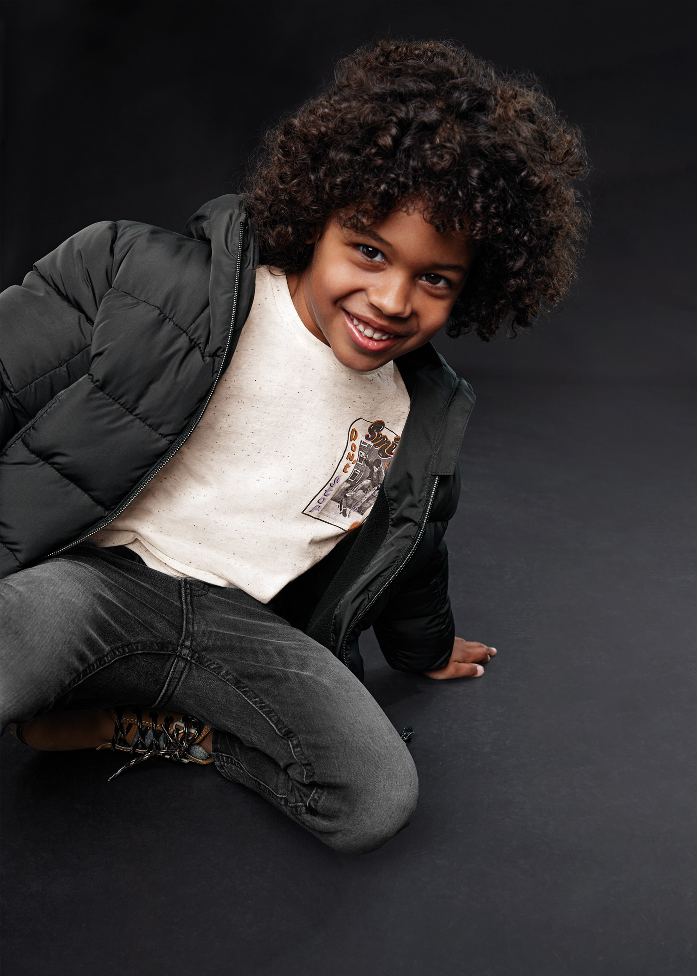 Kinderkind Toddler and Little Boys Black Denim Jacket - Macy's