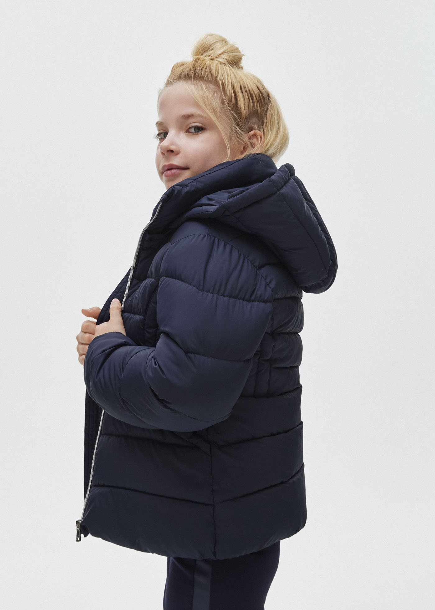 Puffer jacket recycled fibers girl | Mayoral