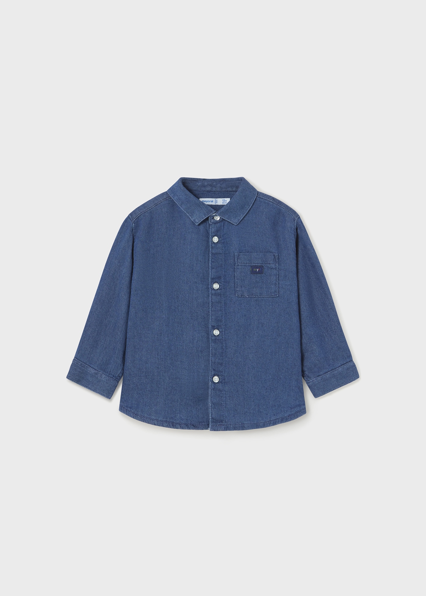 dark denim shirt toddler girl