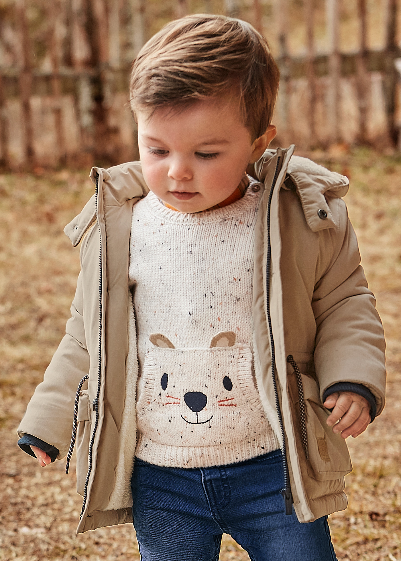 Cream baby jumper deals