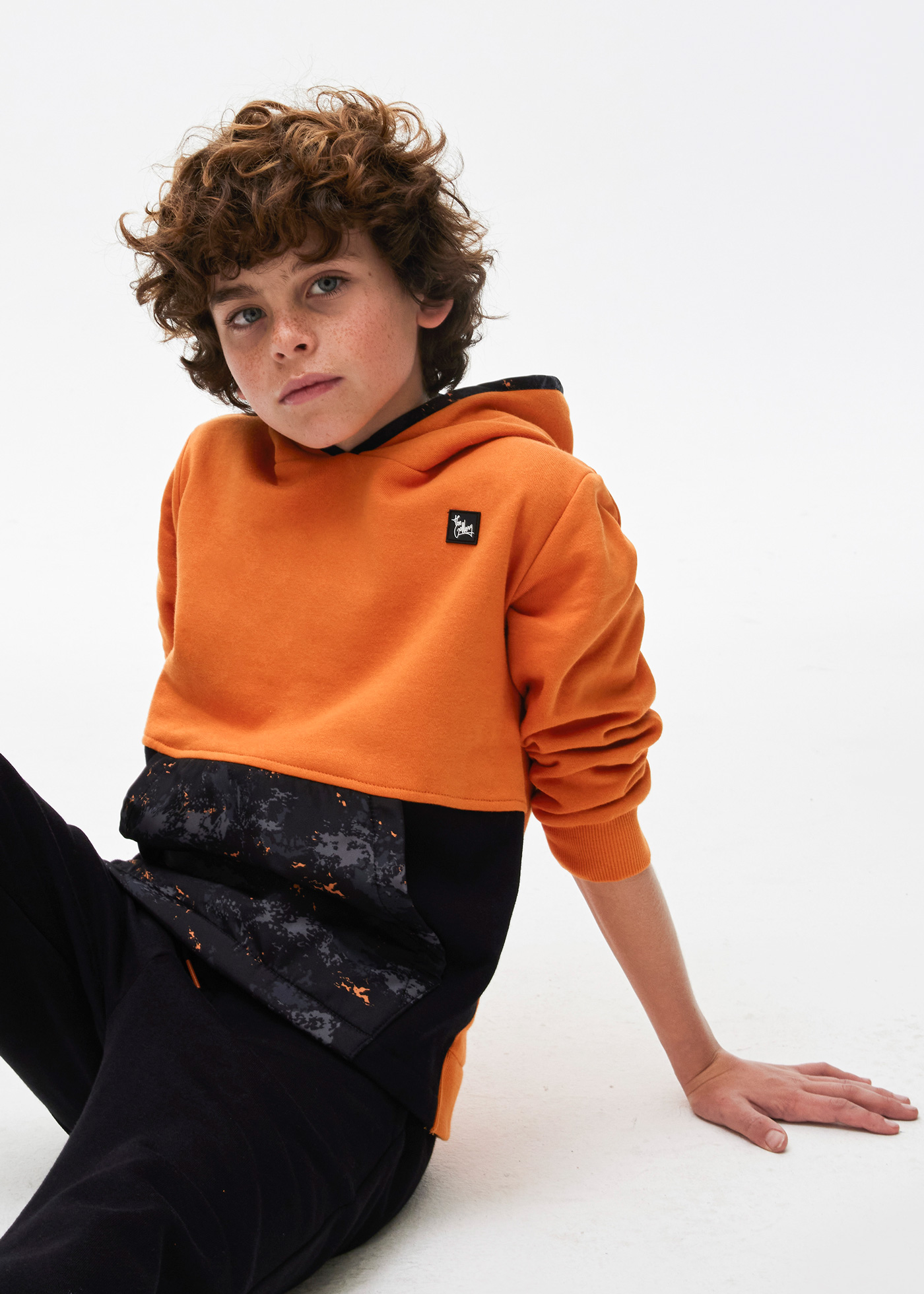 2-piece tracksuit mixed fabric boy | Mayoral ®