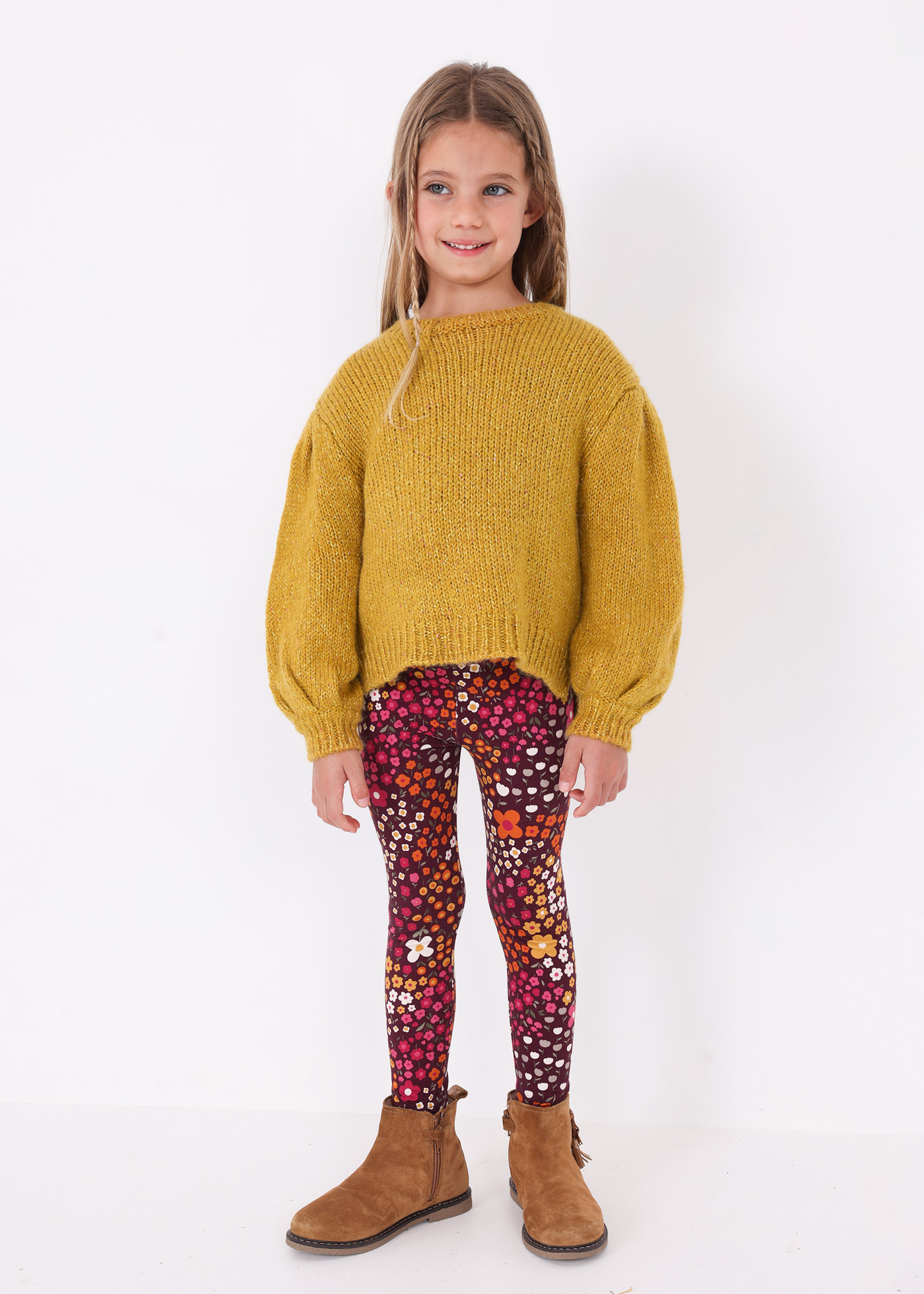 pull fille tricolore avec touches pailletees multicolore pulls