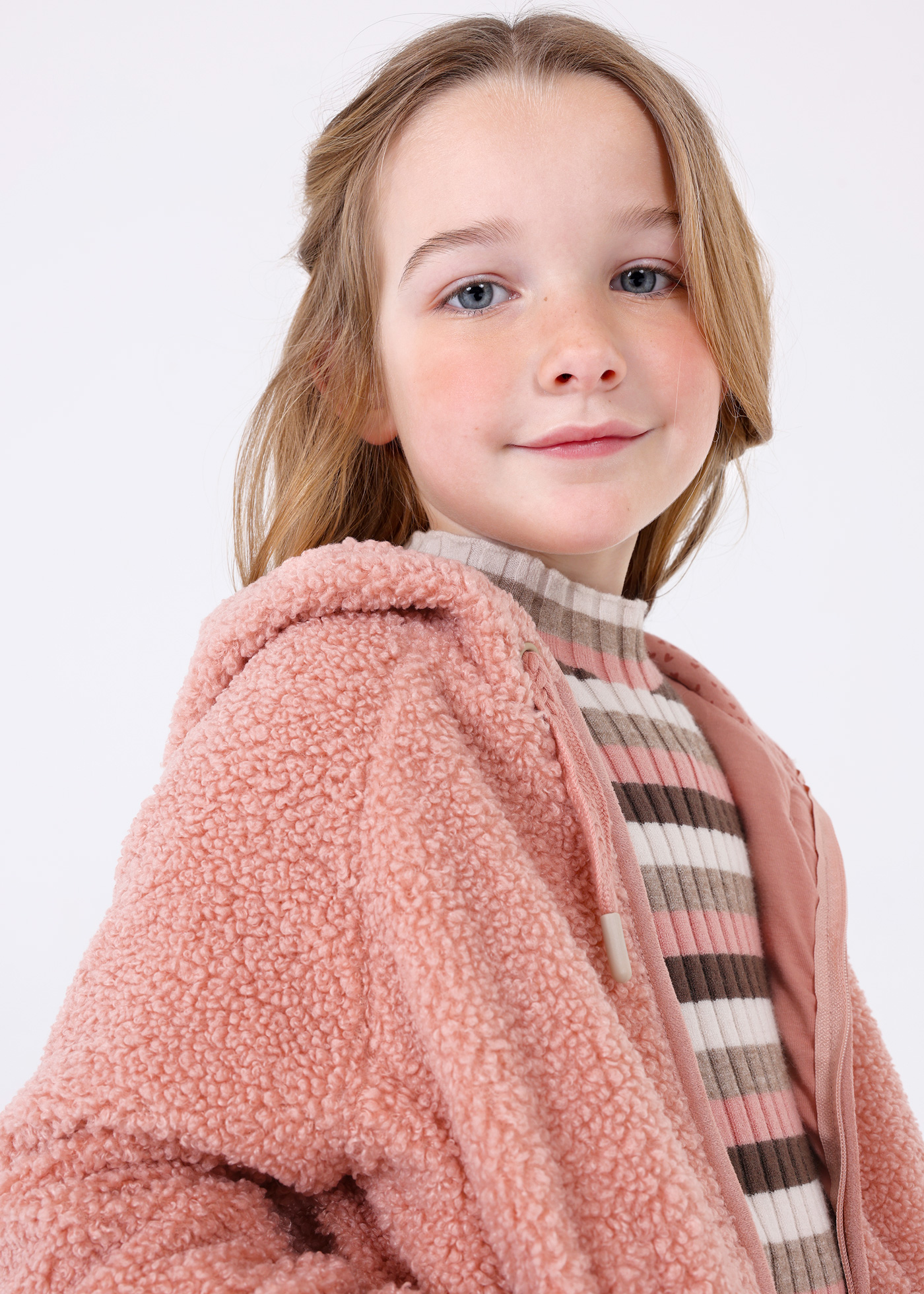 Baby girl fluffy on sale jacket