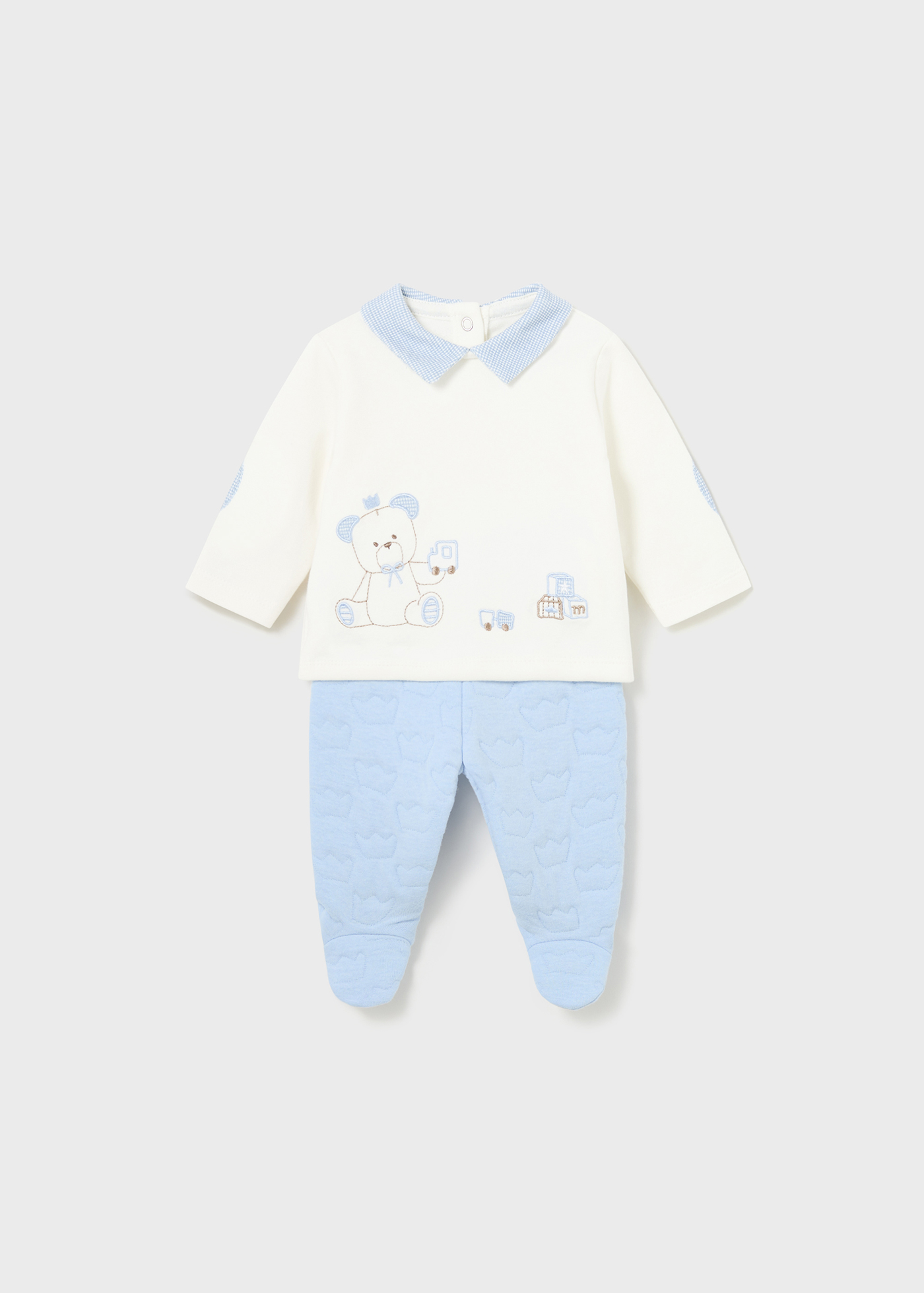 Mayoral 3 Piece Knit Set- Pomelo 