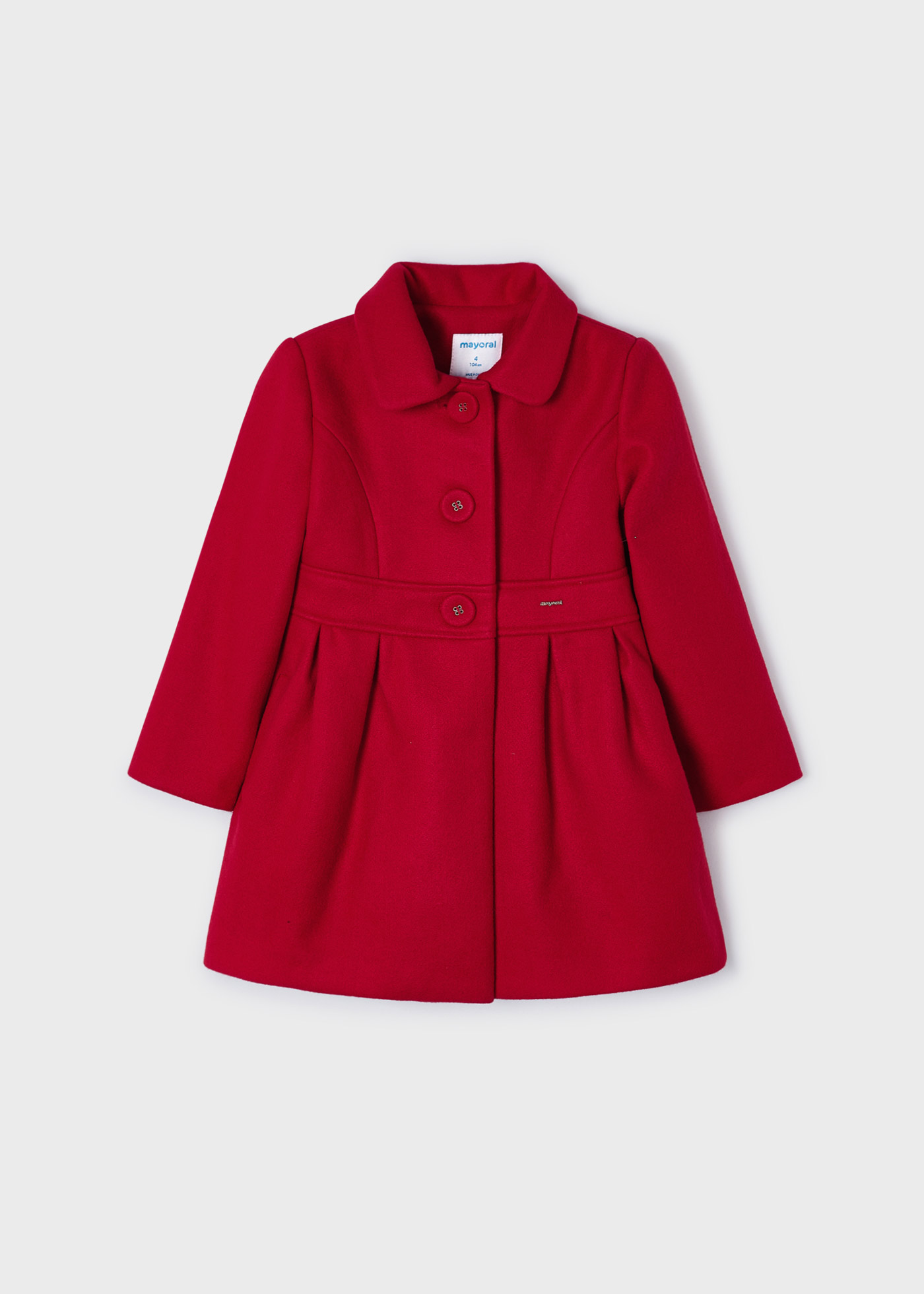 Mayoral red coat on sale