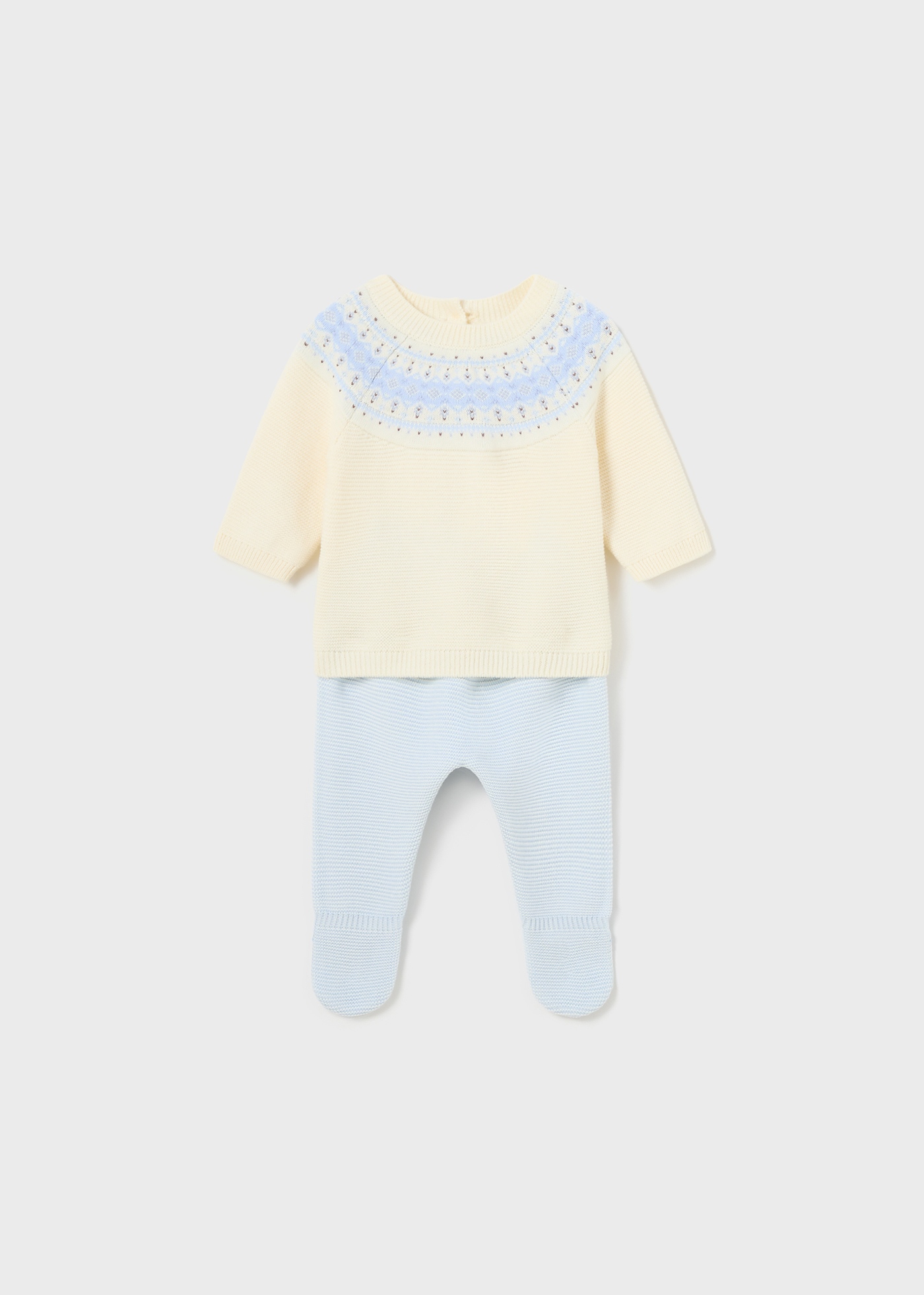 Mayoral 3 Piece Knit Set- Pomelo 