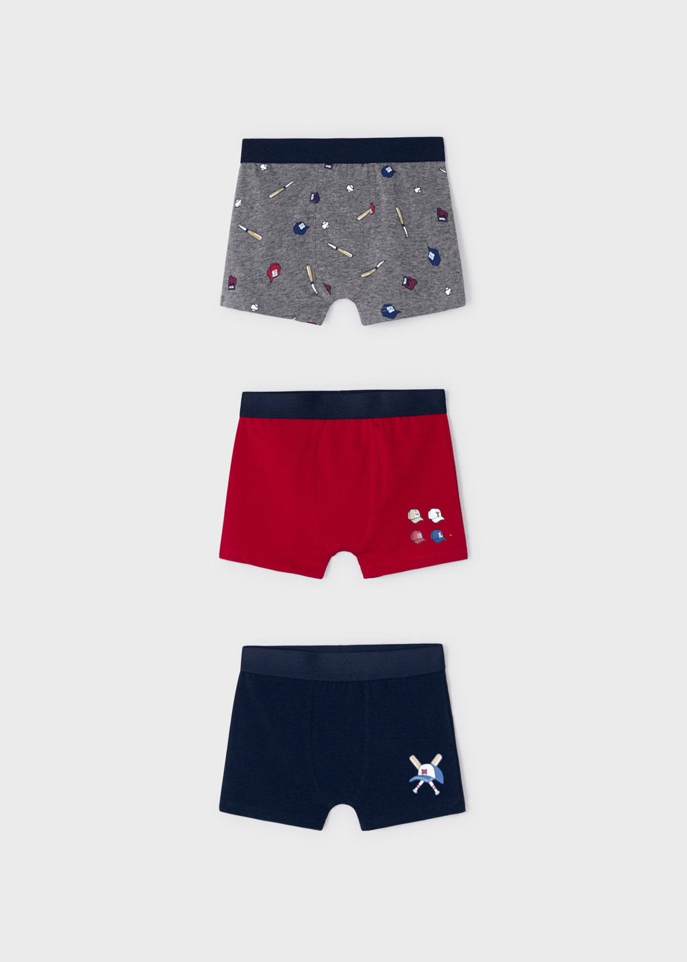 Deux Par Deux Boys' Boxer Briefs 3-Pack - Organic Cotton, Printed, Stretchy Waistband, Sizes 2-12 Years