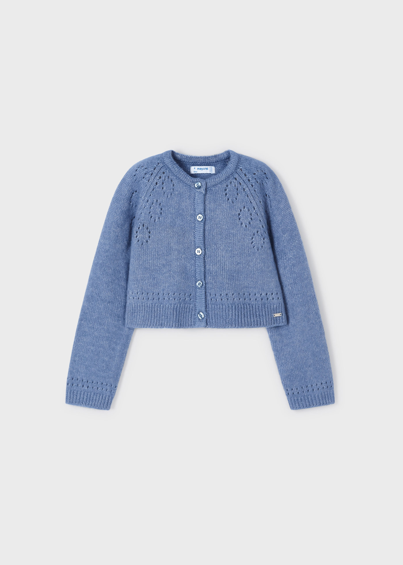 Openwork Cardigan In Cream (6mths-10yrs)