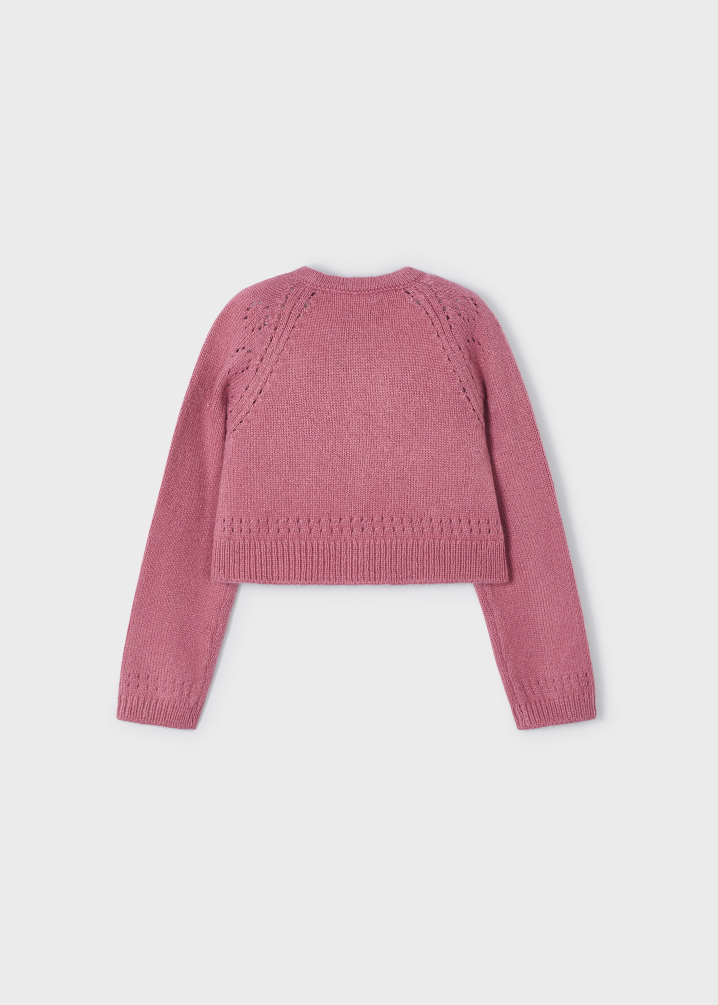 Abel & Lula Openwork Jacquard Knit Sweater