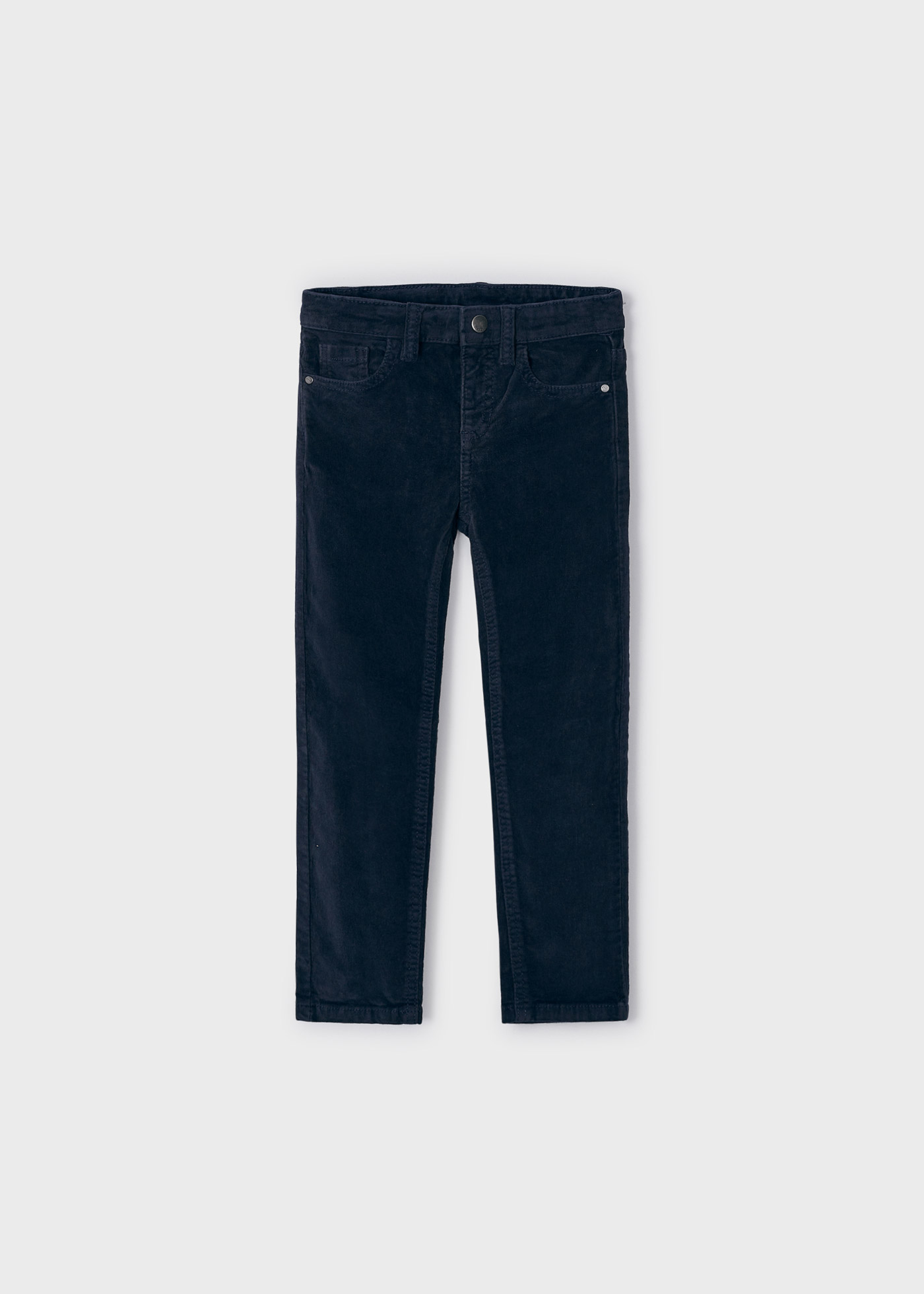 Pantalon En Velours Côtelé Pour Fille Mayoral - Couleur Marine - Collection Automne-Hiver