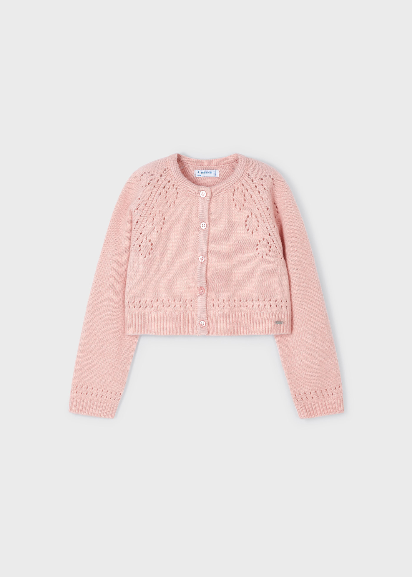 Openwork Knit Cardigan Girl Mayoral