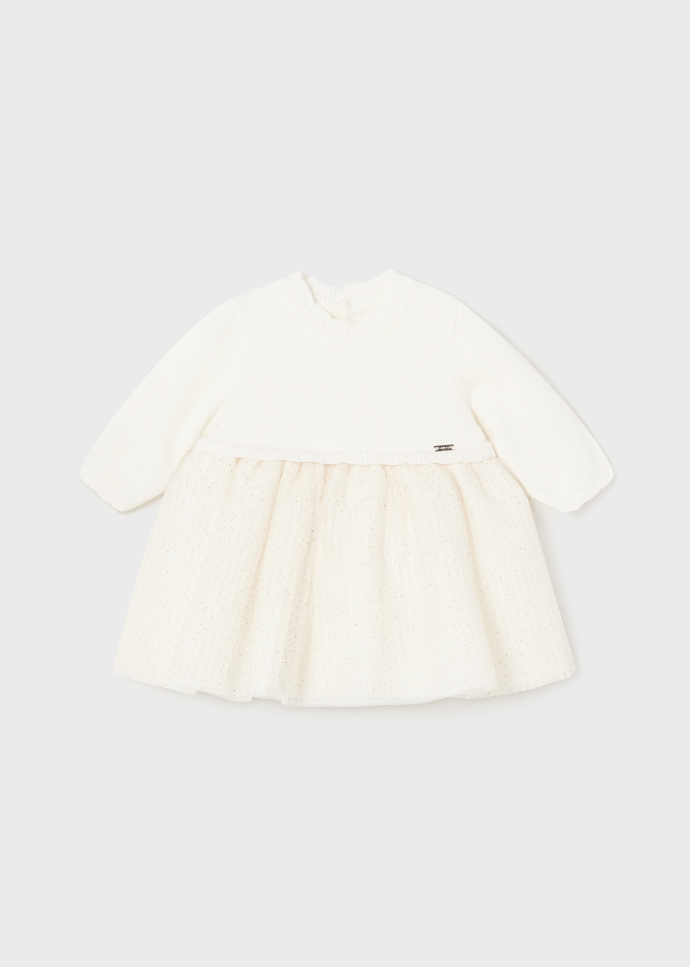 Knit tulle dress newborn baby | Mayoral