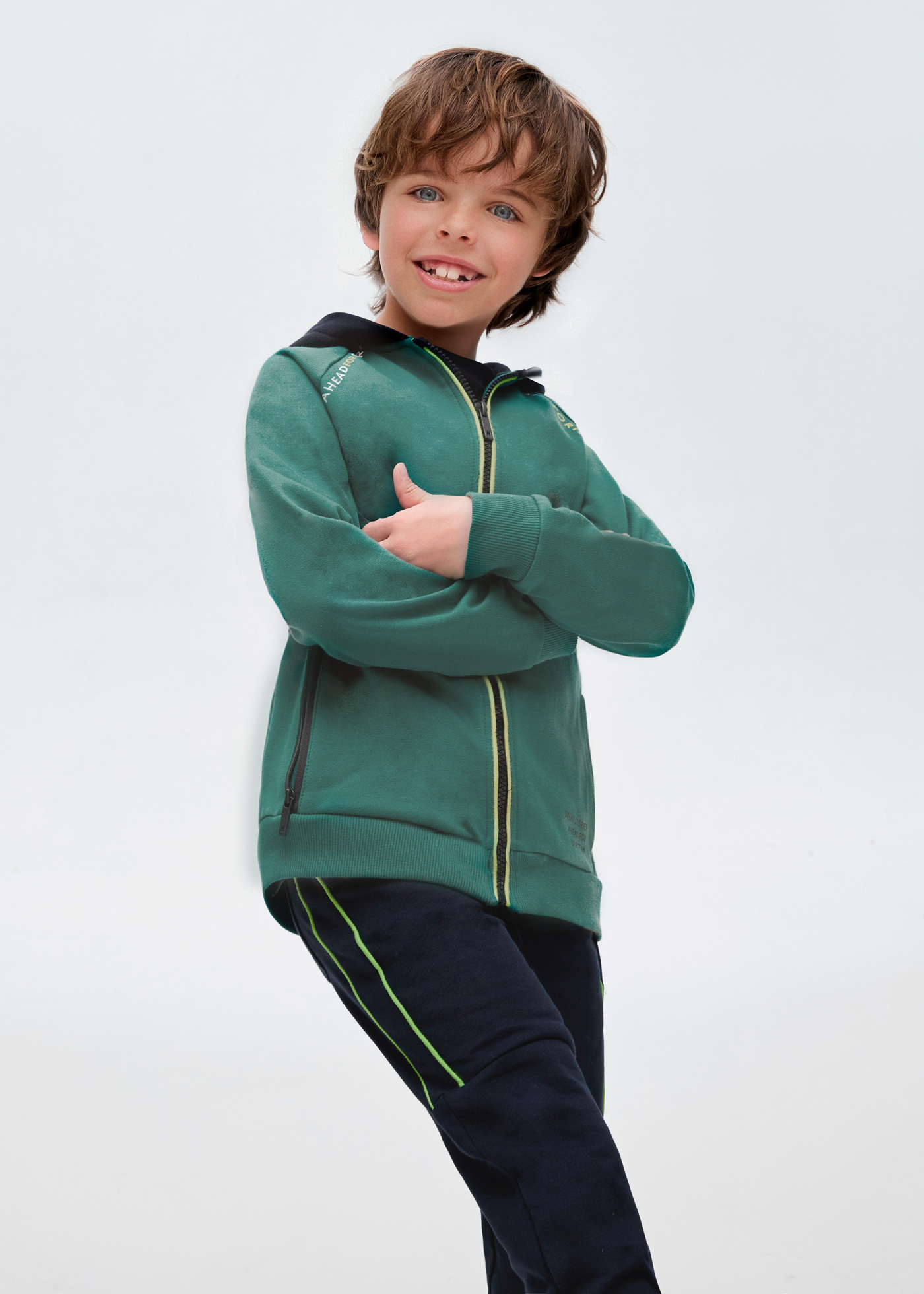 Ensemble de survêtement pour enfant garçon - iixpin - Sweat zippé