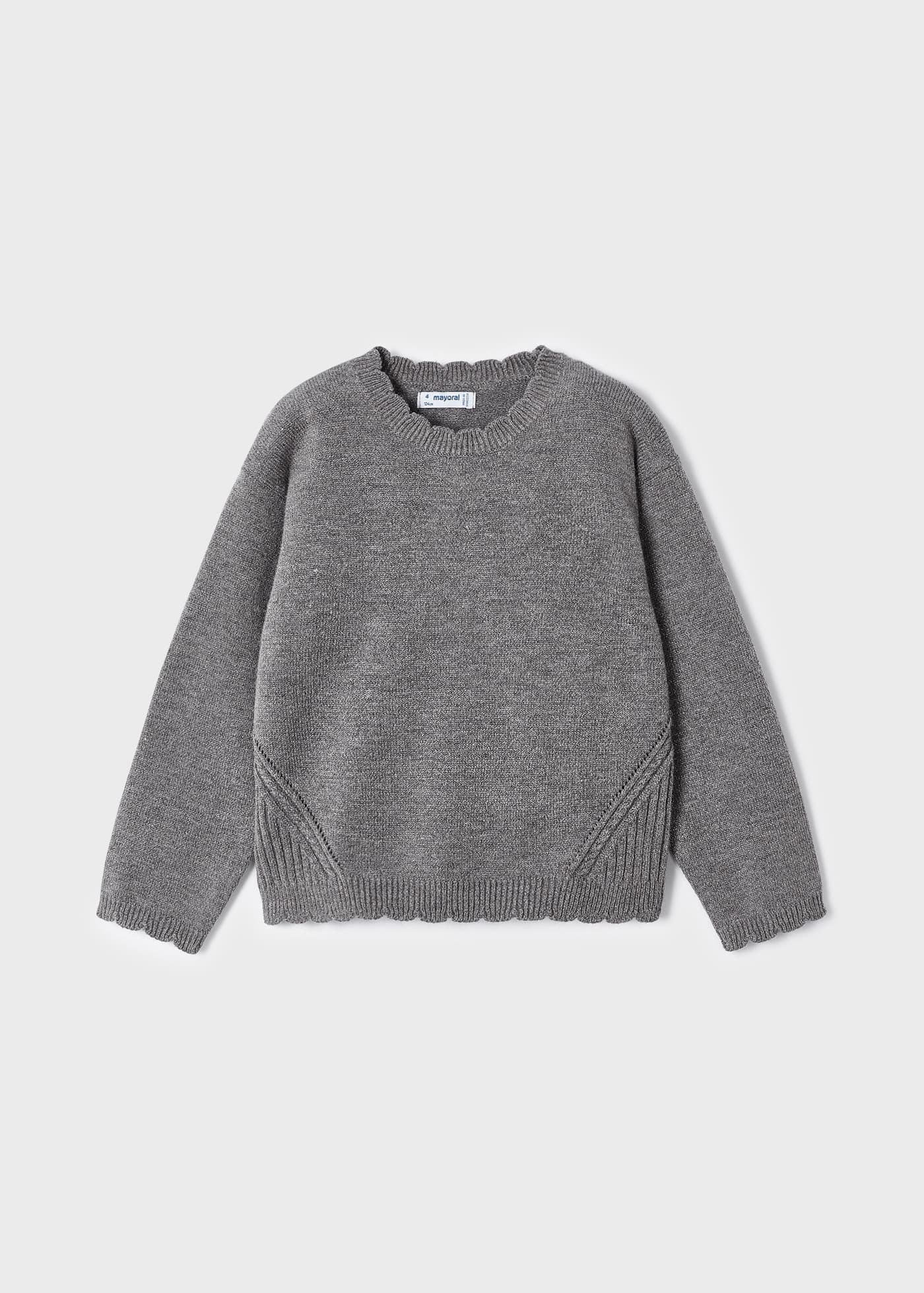 Crewneck knit sweater girl | Mayoral