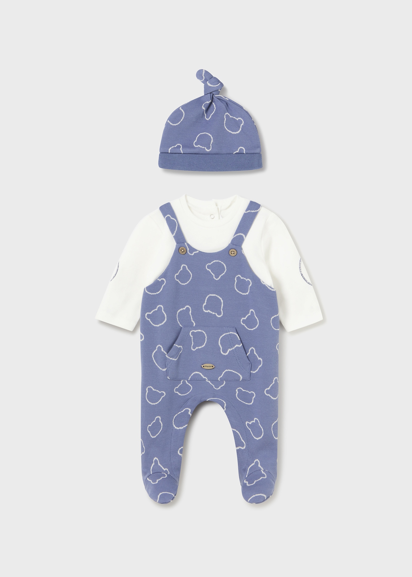Pagliaccetto Neonato Ragazzo 3 Pezzi: Body Manica Lunga Con Lettera, Pantaloni Mimetica E Cappello A Carota, Vestito Estivo