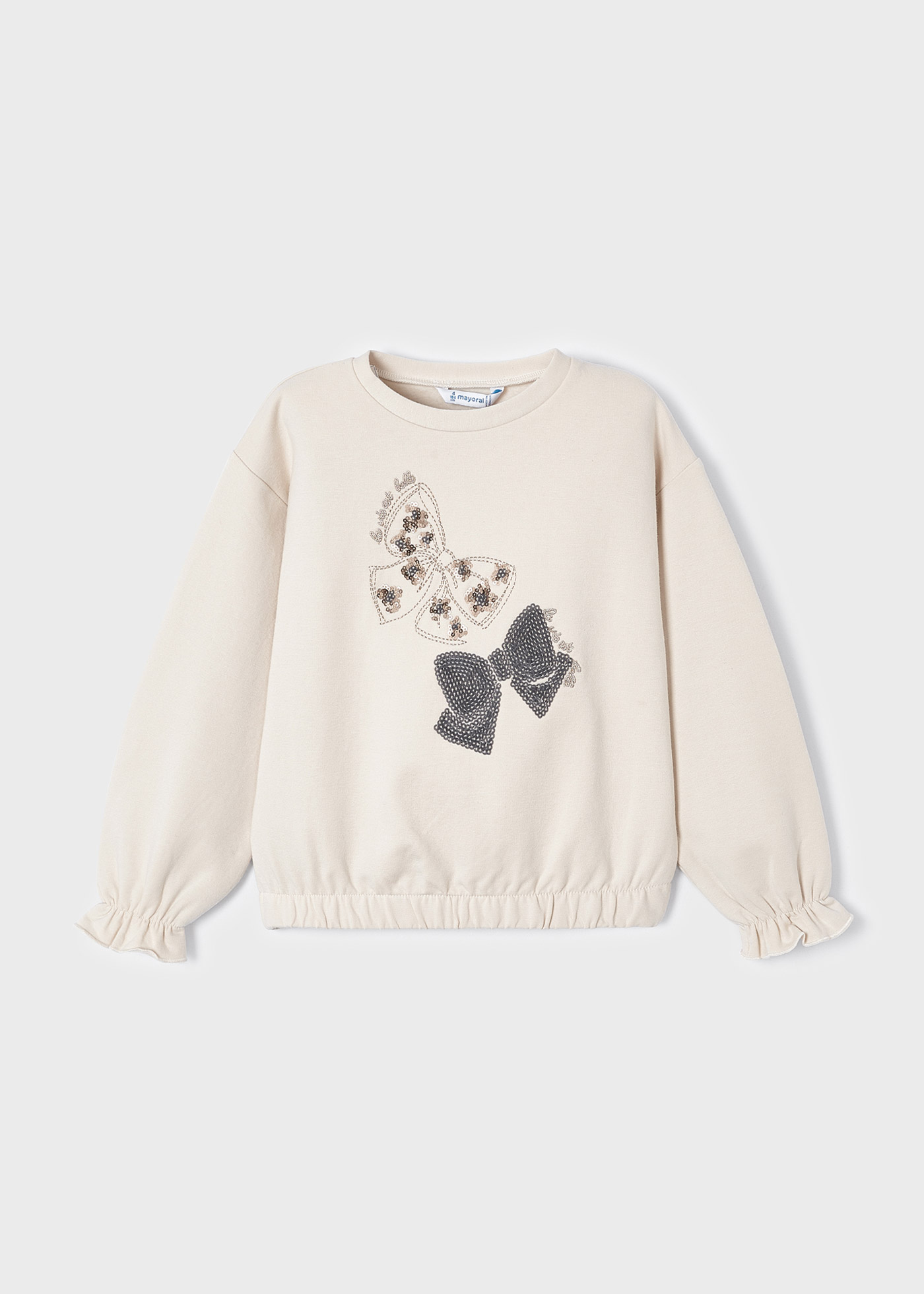 Applique cotton pullover girl | Mayoral ®