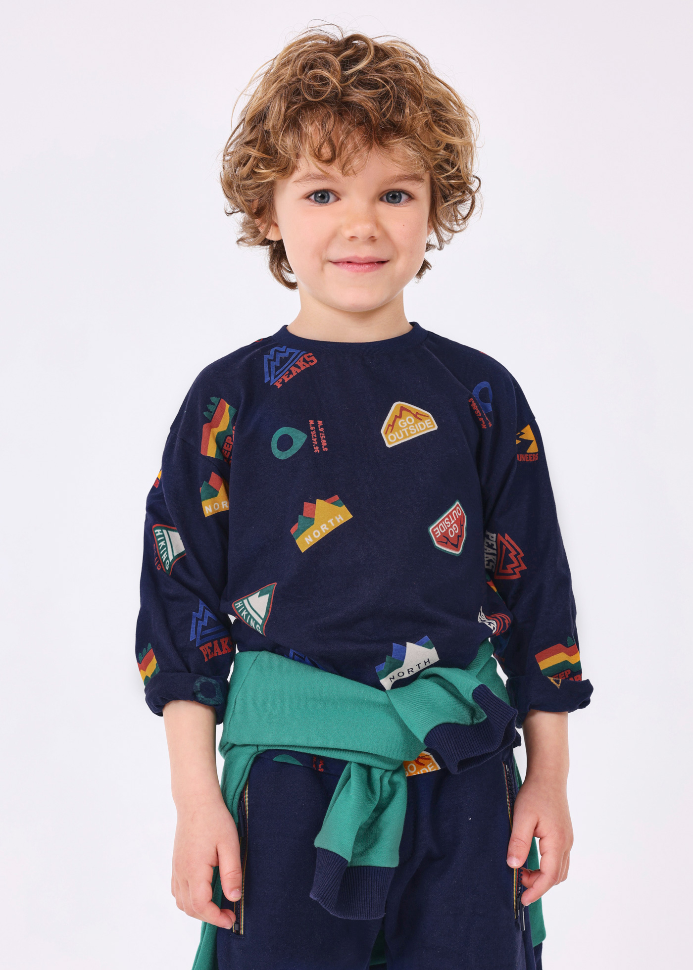Pull Garçon Mayoral Imprimé Ancre - Collection Automne-hiver, Qualité Supérieure, Basique Stylé - 6