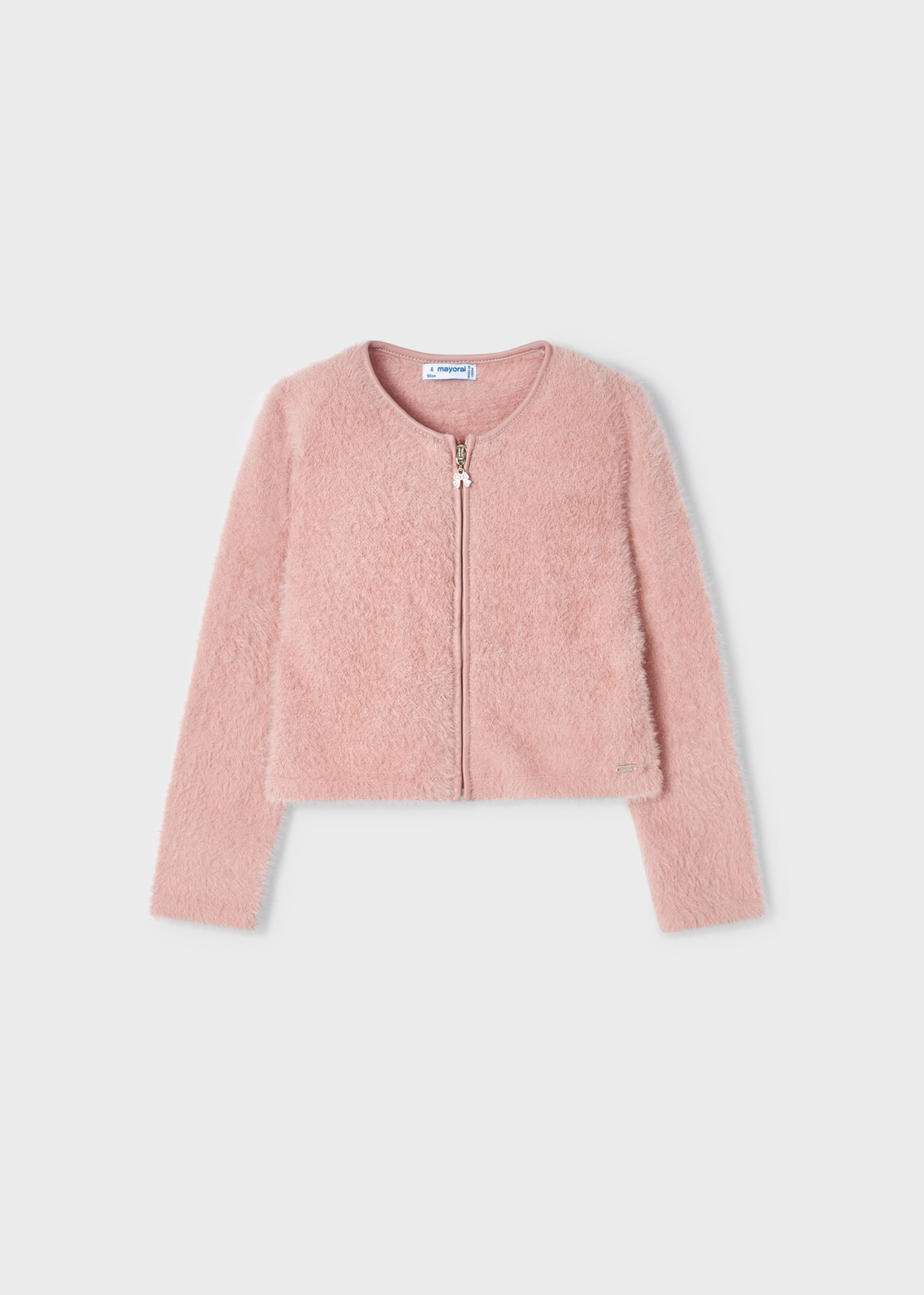 Brushed zip-up sweater girl | Mayoral