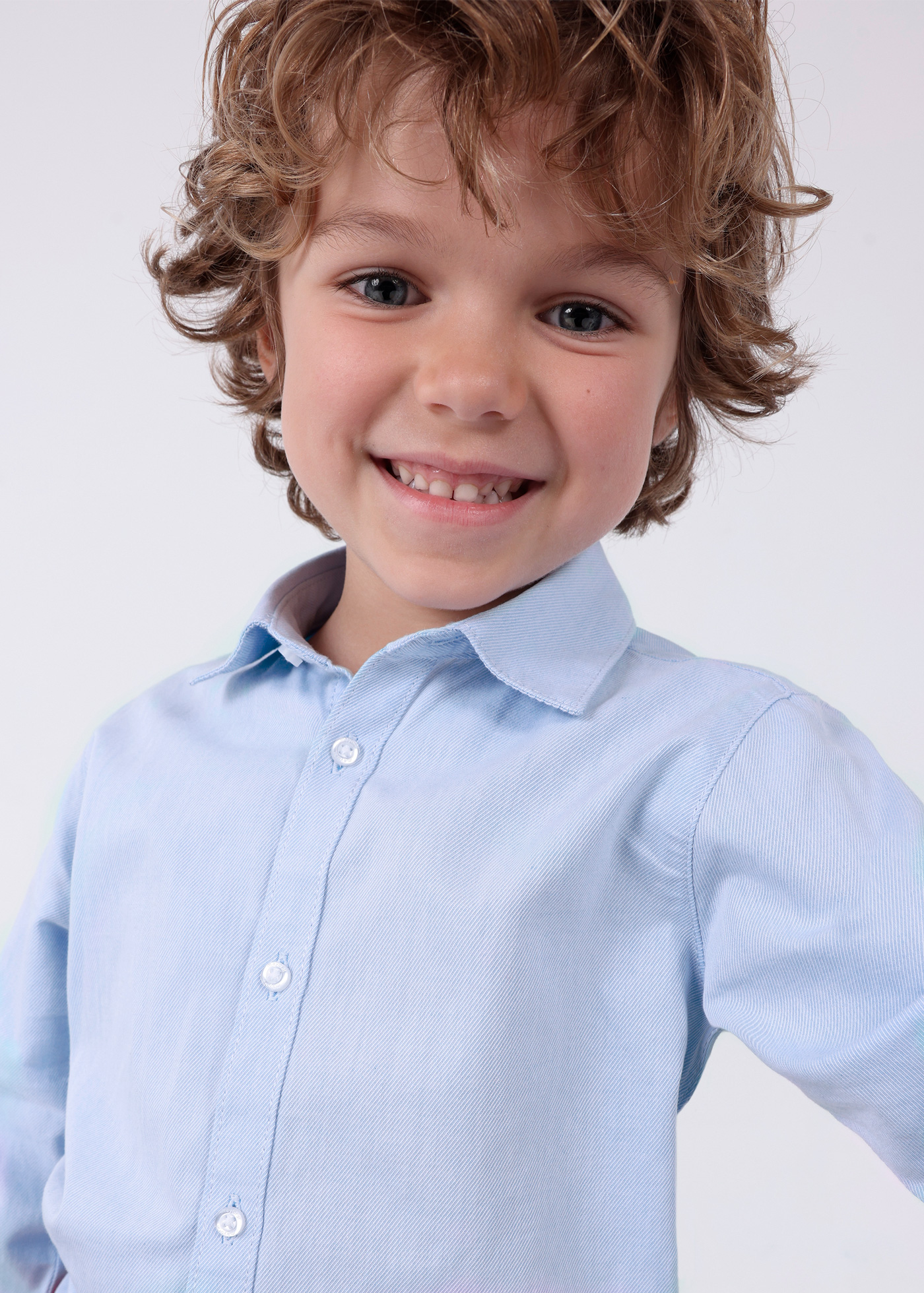 Chemise bleu best sale ciel enfant