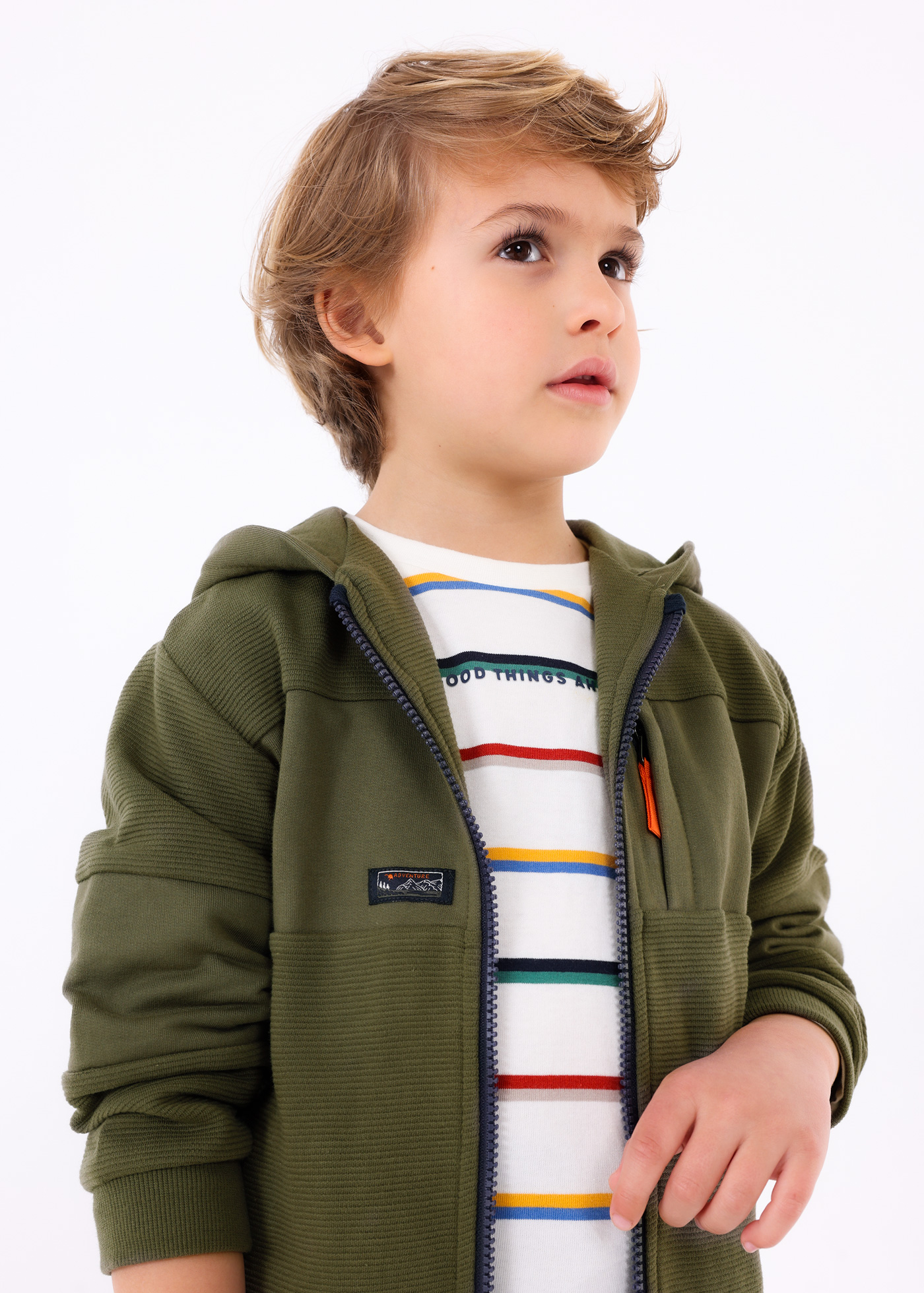 Boys khaki best sale green tracksuit