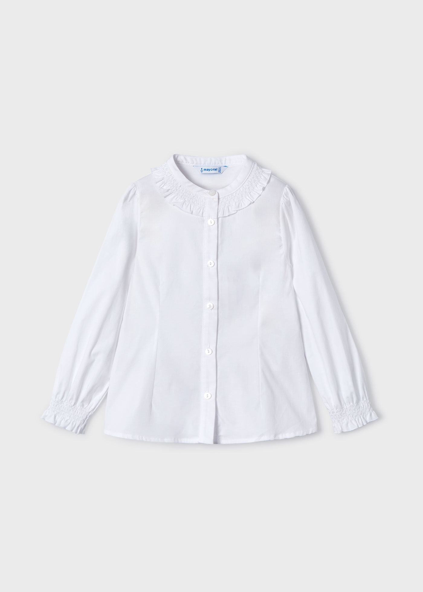 Girl smock stitch blouse | Mayoral