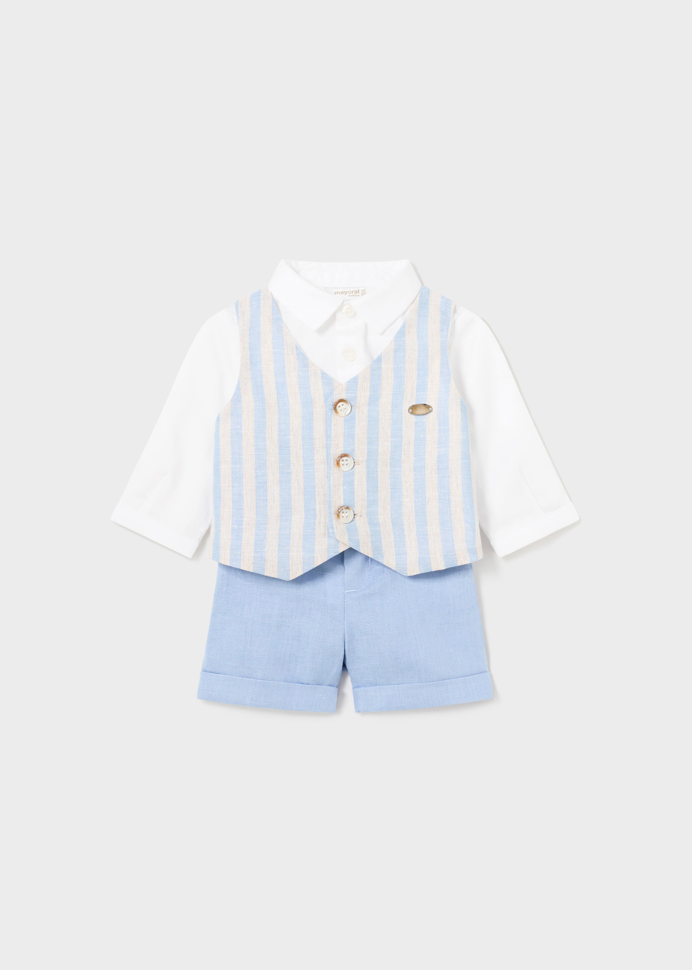 Lot De Gilets Pour Animaux Nouveau-nés - Première Taille, Couleurs Blanc Et Gris, Occasion Très Bon état