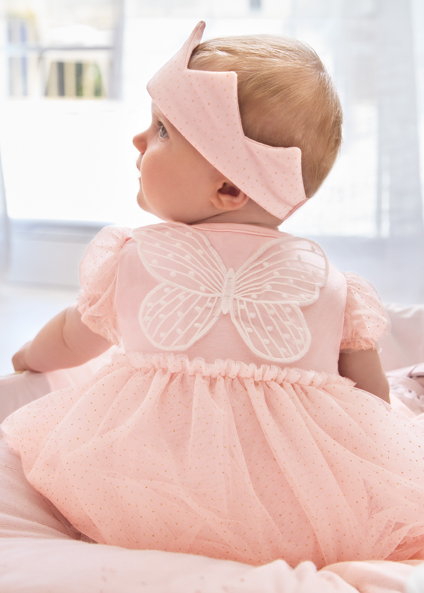 Newborn pink tulle skirt hotsell