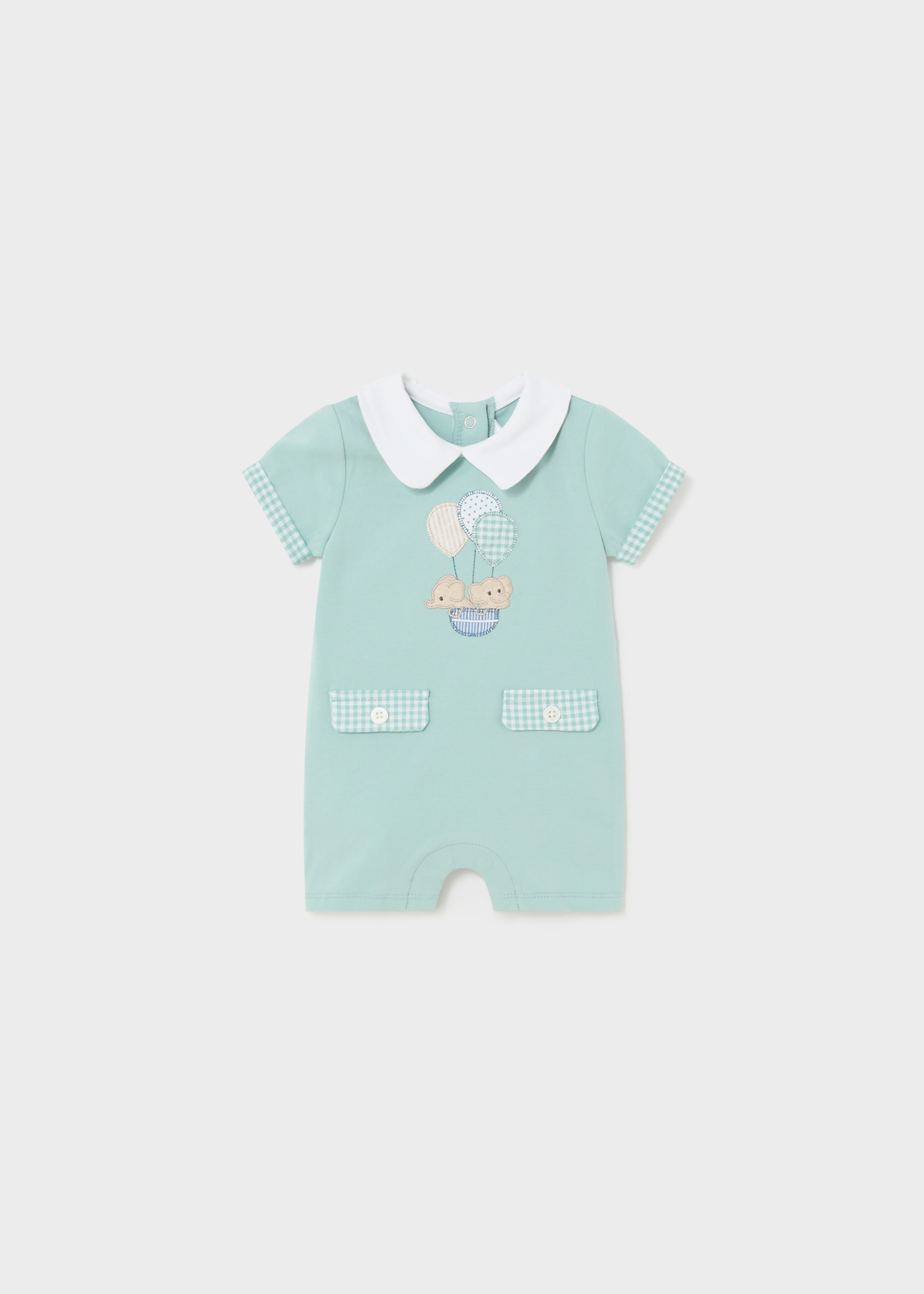 Newborn collared romper Better Cotton Mayoral