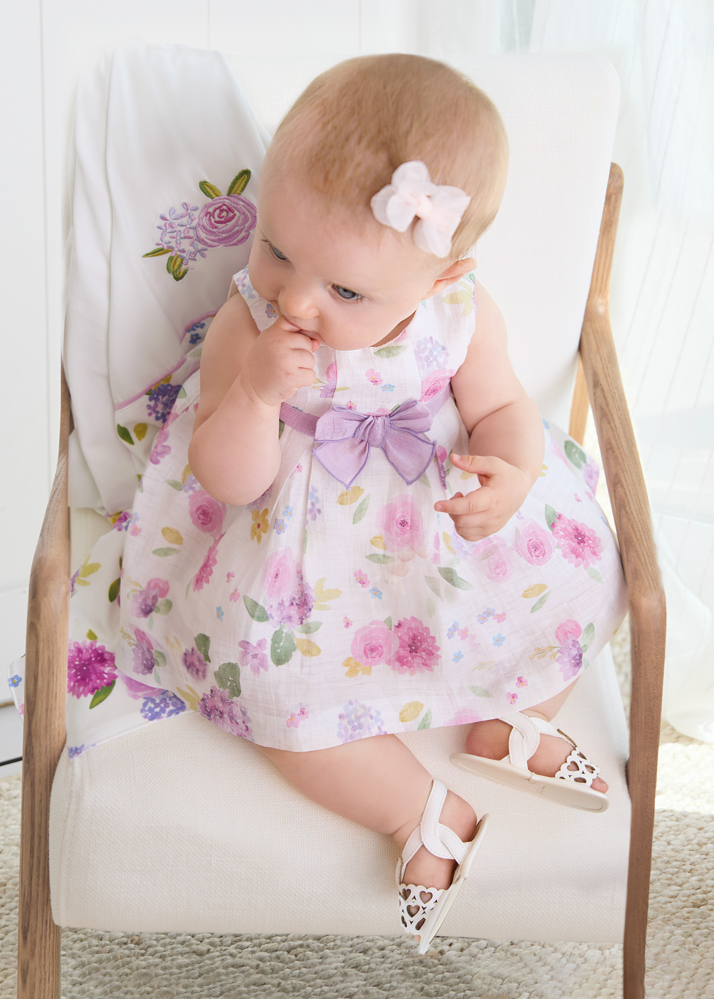 Newborn floral dress hotsell