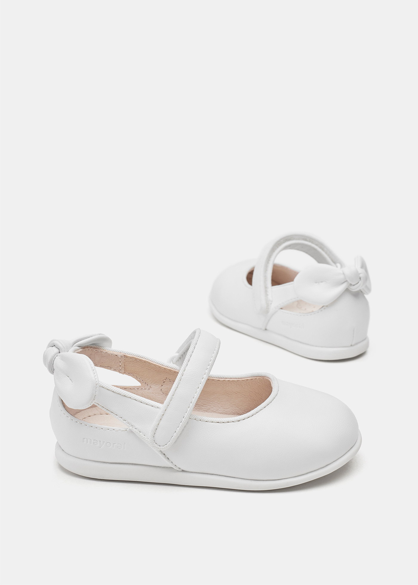 Leather Mary Jane Baby Shoes in Navy (20-24EU)