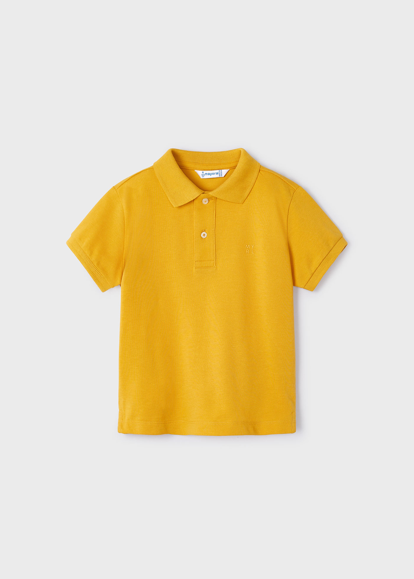Mayoral Boys Yellow Tiger Polo Shirt