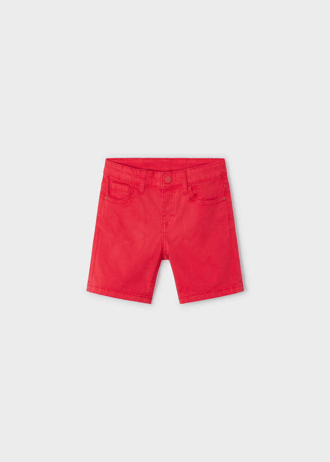 Boss bermuda bambino con pinces in cotone martellato beige