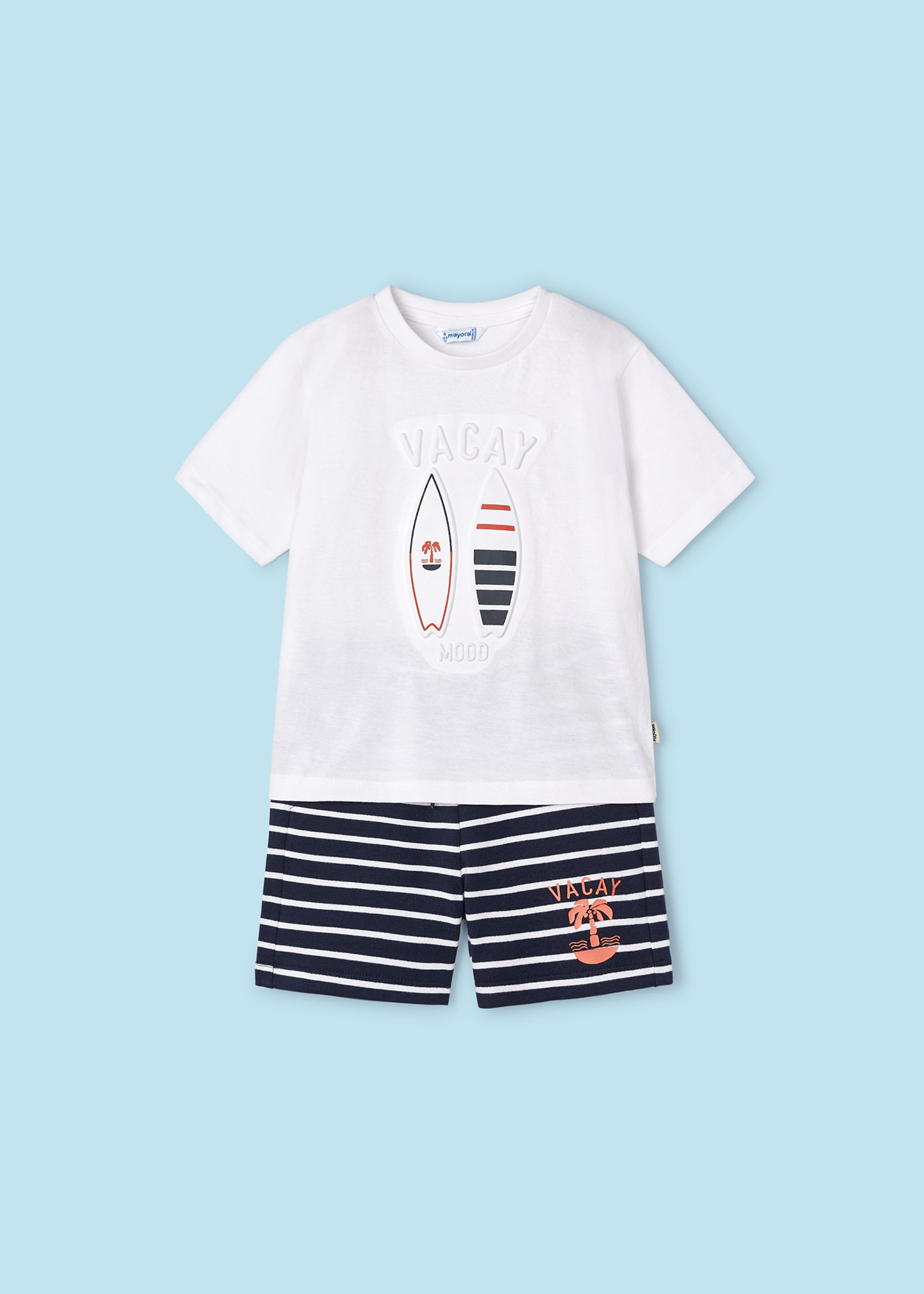 Fenghualzzniya Conjuntos De 2 Piezas A Rayas Para Mujer, Camisas Polo De Gran Tamaño, Pantalones Cortos De Pierna Ancha, Conjuntos De Pijamas Para Descansar, Azul Profundo