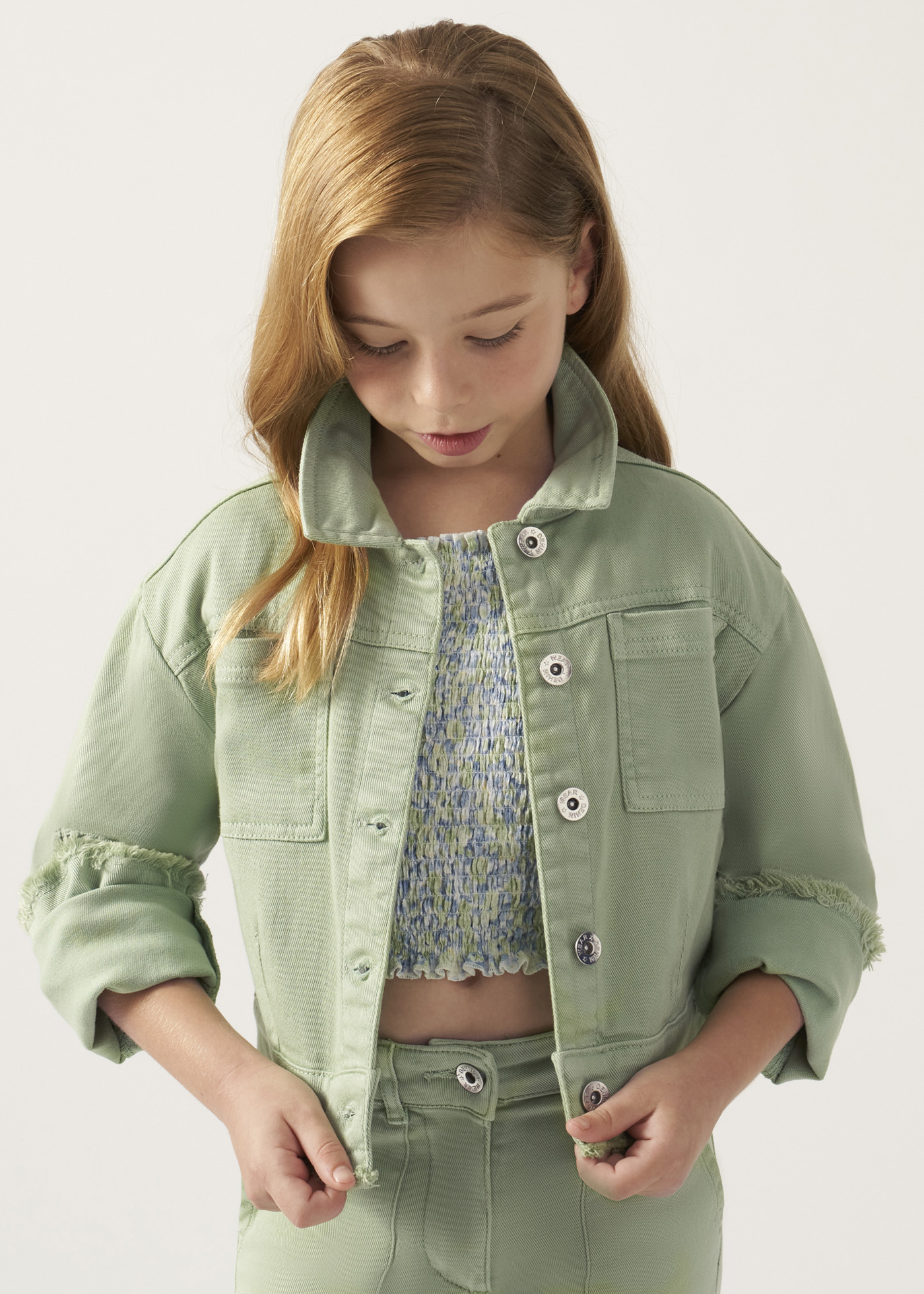 Girls on sale twill jacket