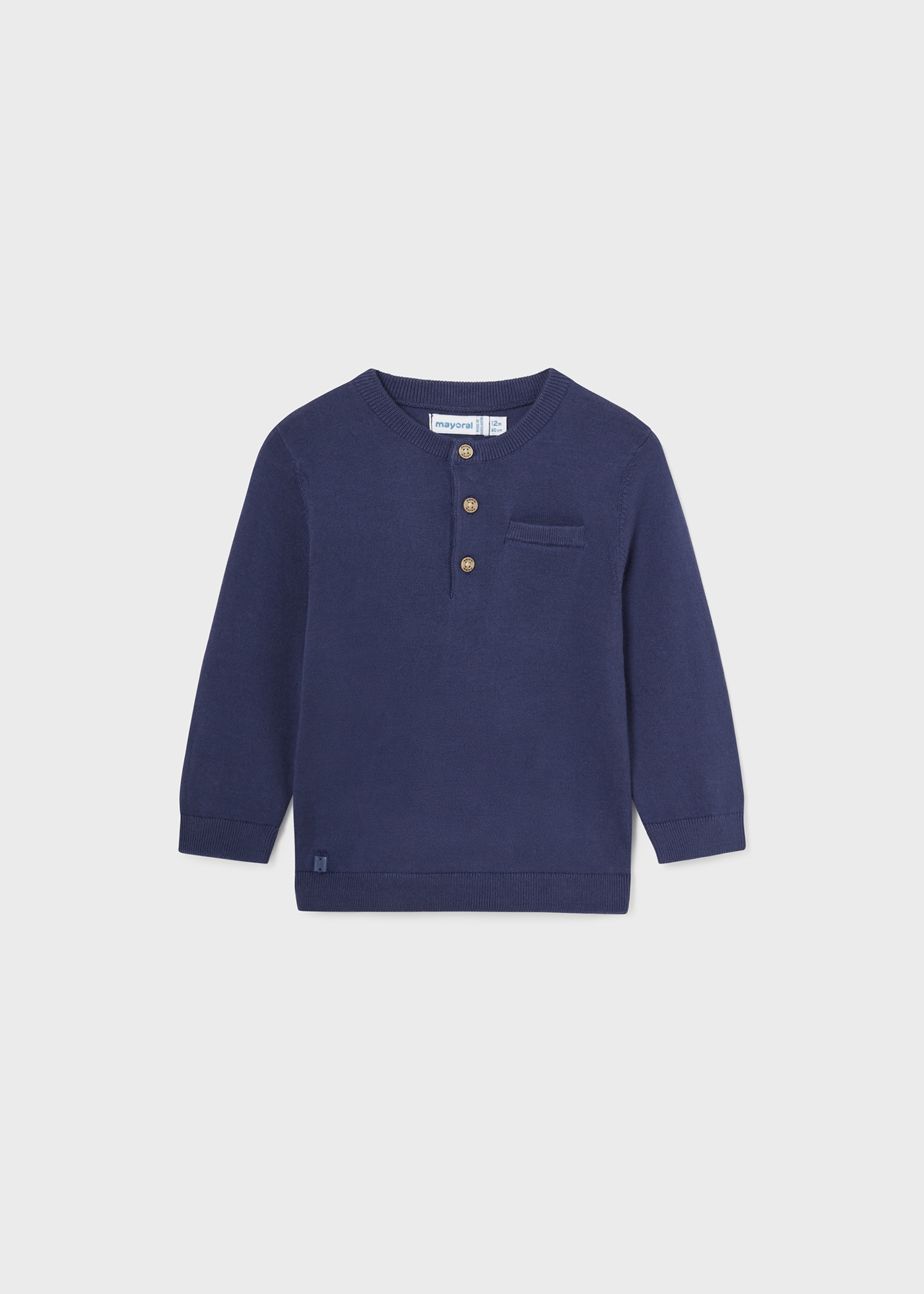 Cotton hot sale henley sweater