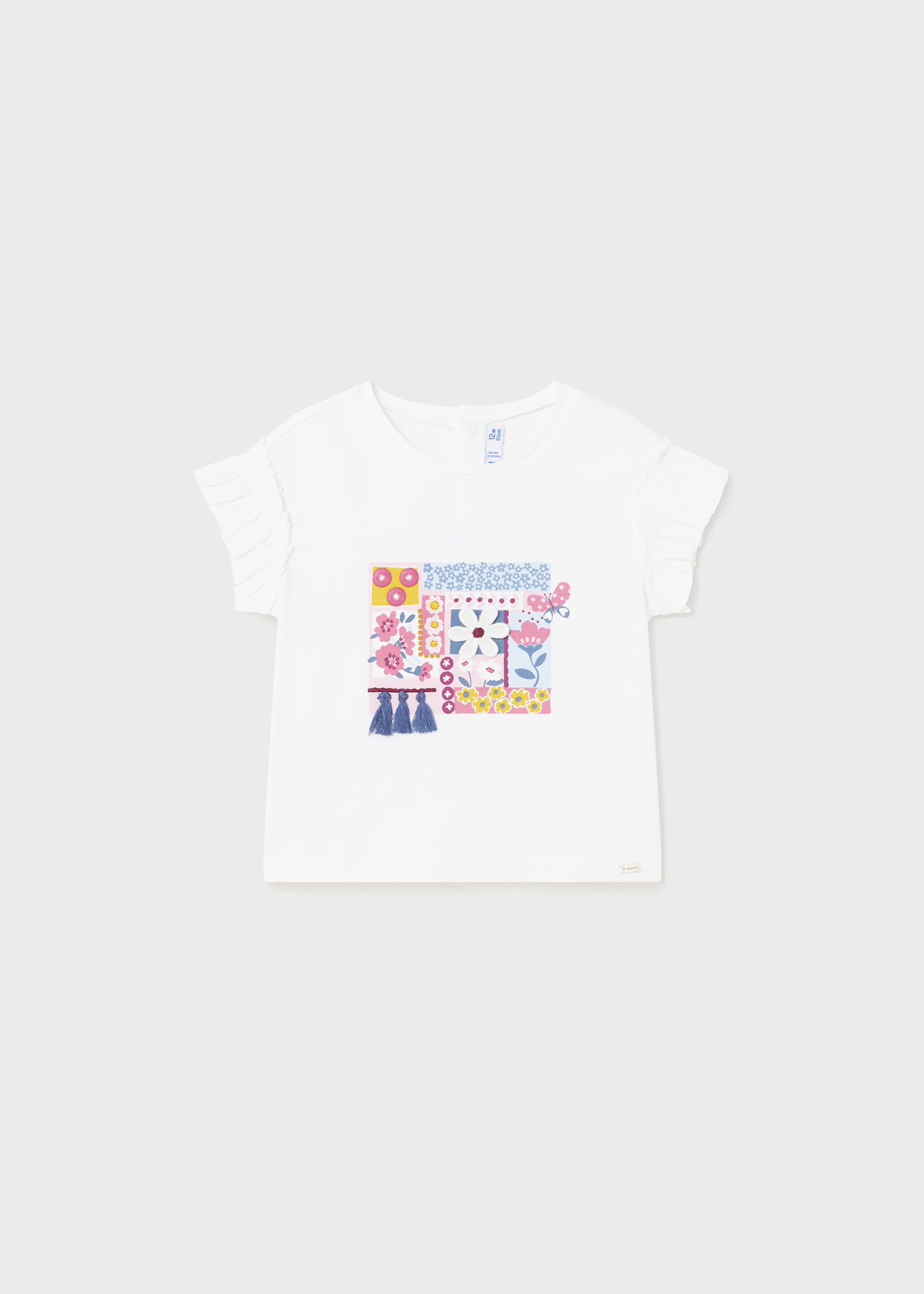 ALOE BABY SHIRT - WHITE-BLACK CHECK