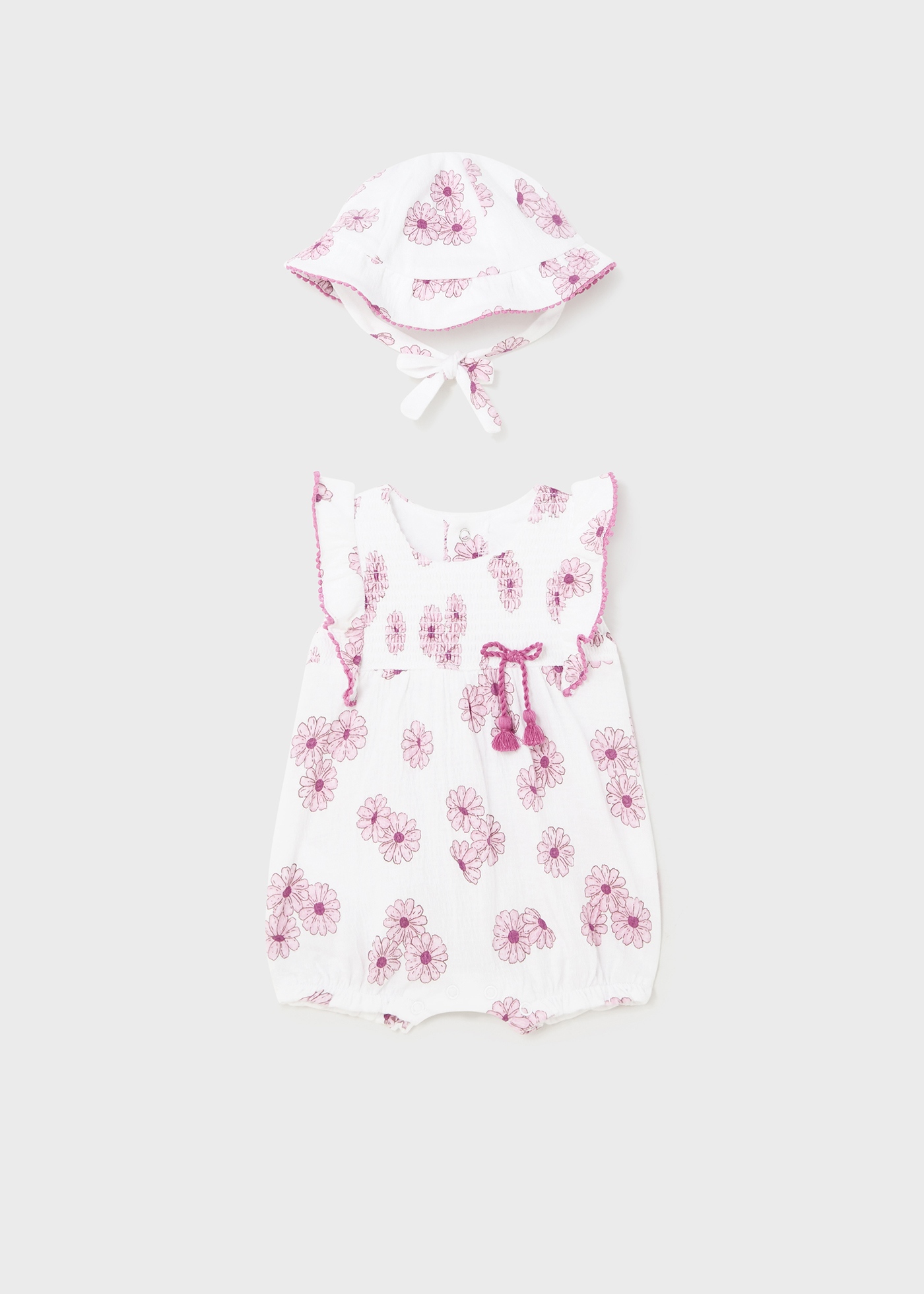 Nova floral baby romper