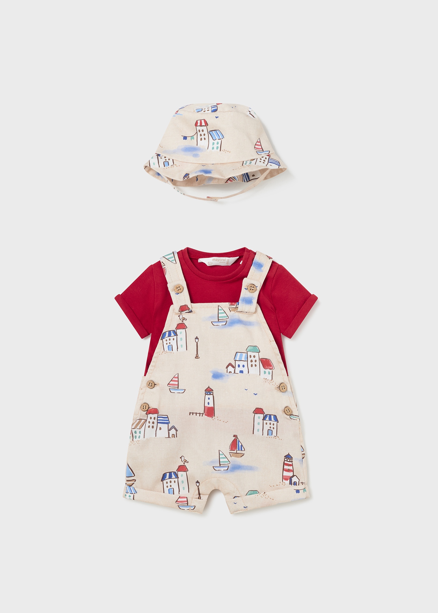 Newborn 3-piece printed set Mars | Mayoral ®