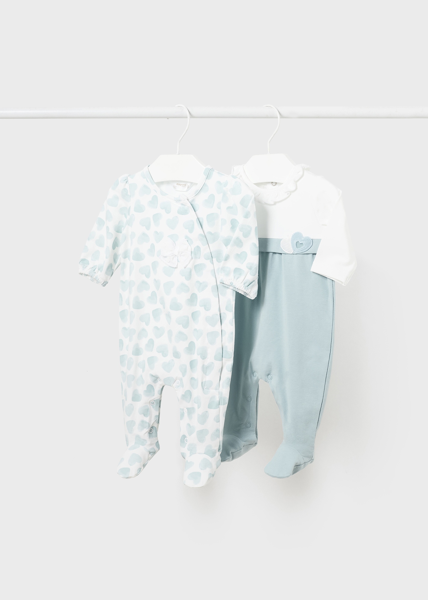 Newborn onepiece 2pack Better Cotton Crystal Mayoral
