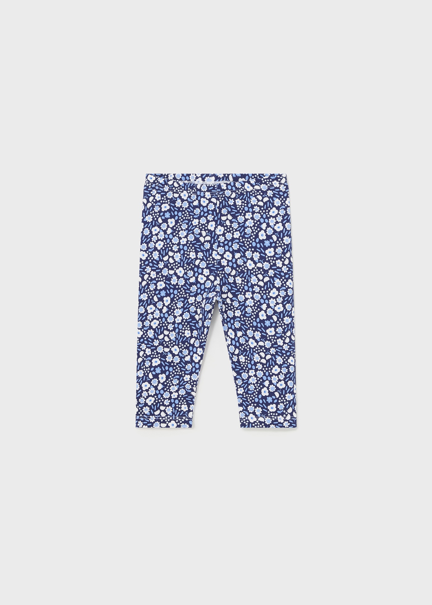 Babyhug Cotton Lycra Knit Full Length Leggings With Strech Floral Print Pack of 3 - Multicolor