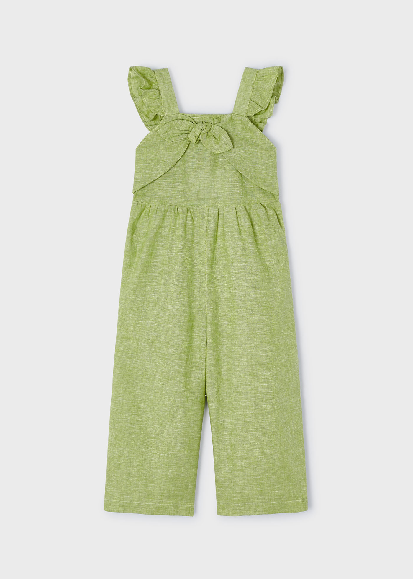 Girl linen jumpsuit Mayoral
