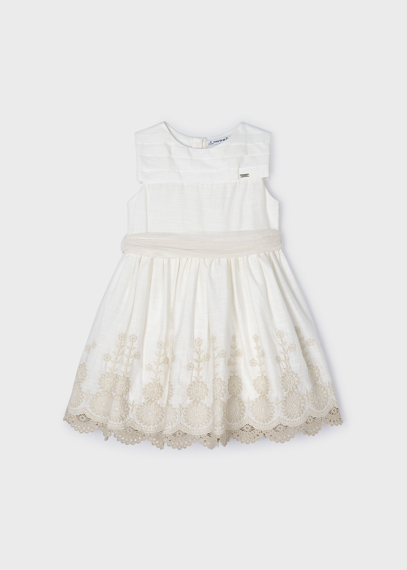 Mayoral white outlet lace dress