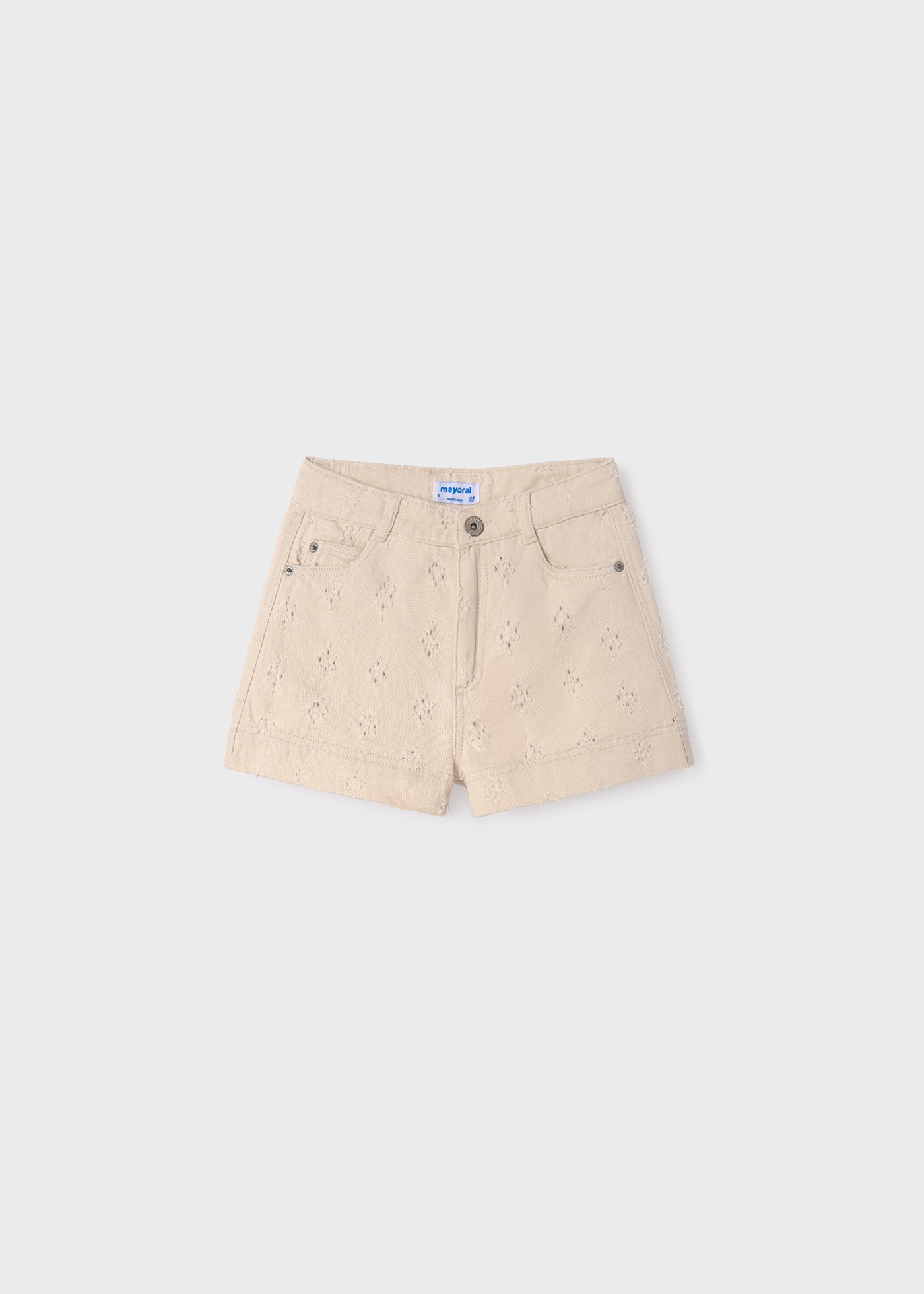 Girls best sale twill shorts