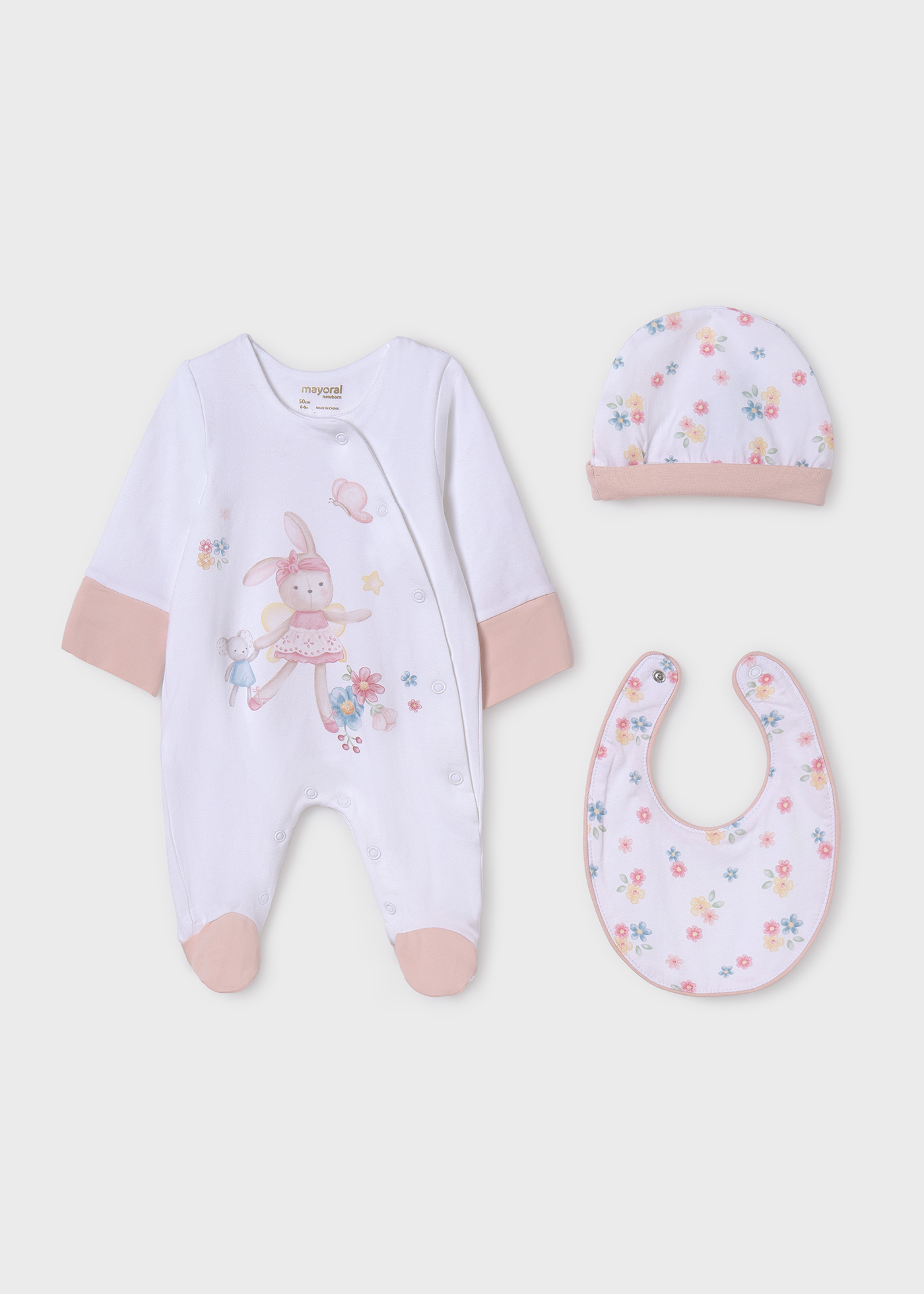 Set regalo 3 pezzi Better Cotton neonato Avena | Mayoral ®