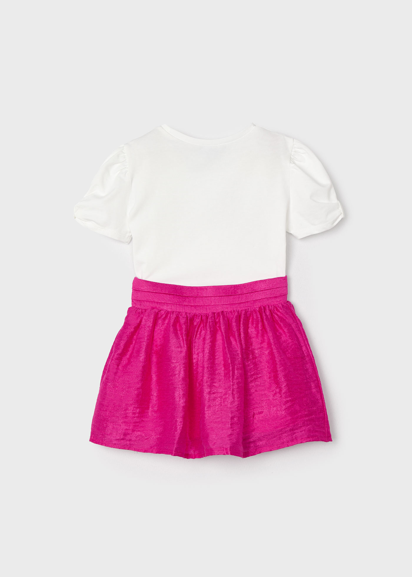 Mayoral - Girls Pink Hoodie & Skirt Set